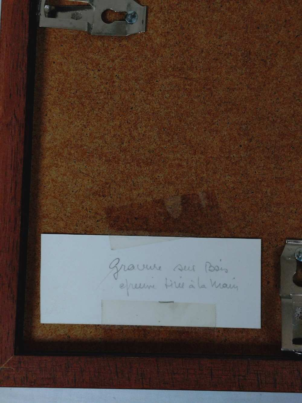 Gravure tirée à la main, signé par l'artiste B.Marcou, 44 ème tirage sur 150, Laval 1984. - Photo 6