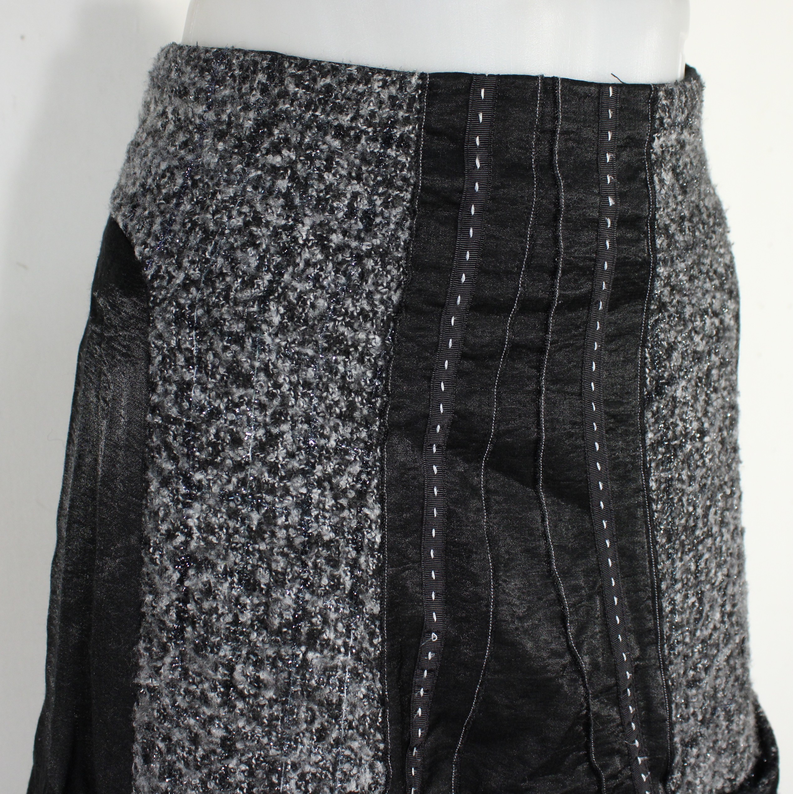 Jupe Grise & Noire ALEXO Taille 44 - Photo 2