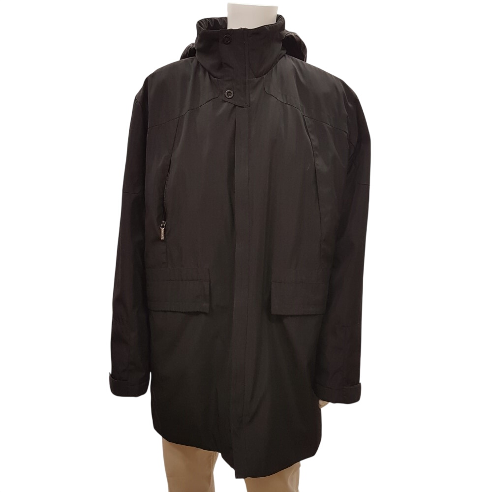 Parka noire à capuche - BRICE - taille 58 Bon état -  reconditionné disponible sur Label Emmaüs
