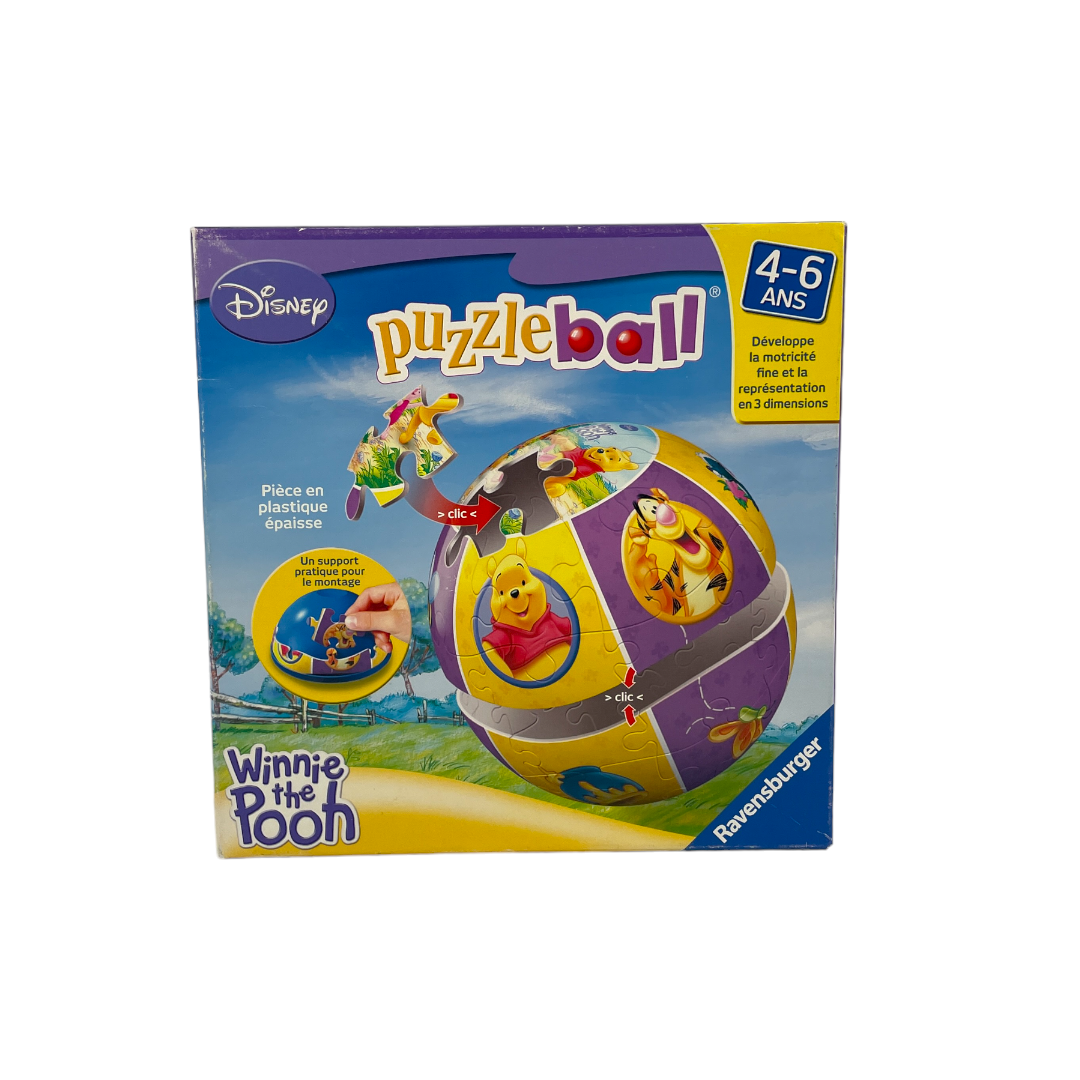 Puzzle Ball - Winnie l'ourson - 24 pièces Très bon état -  reconditionné disponible sur Label Emmaüs