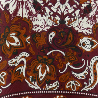 Blouse rouge foncé à fleurs - femme - Blancheporte - taille 48 - Photo 2