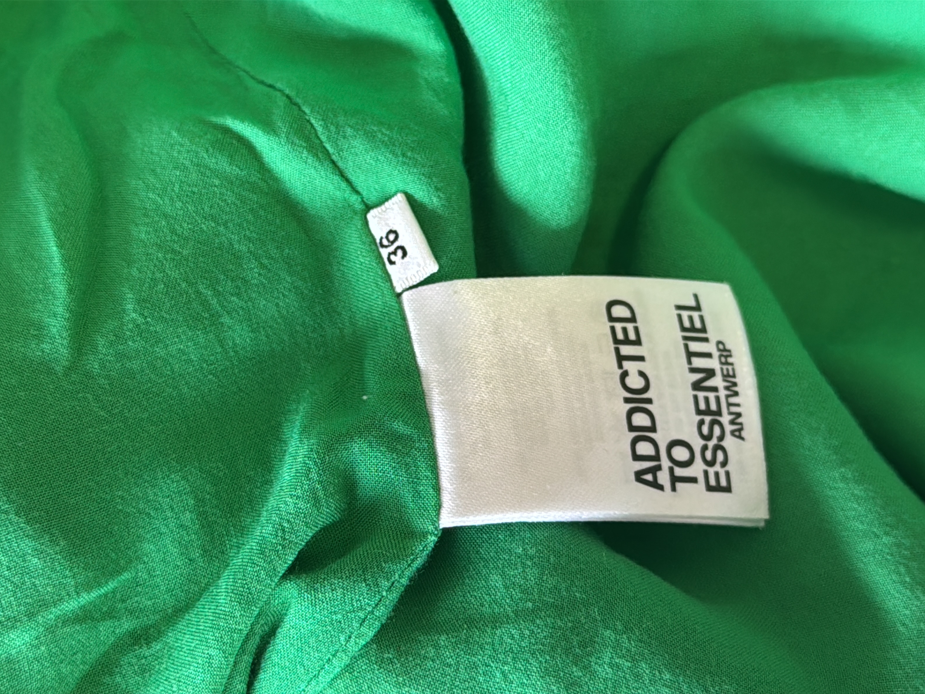 Robe verte Essentiel antwerp 💚 Léopard ceinture S - Photo 7