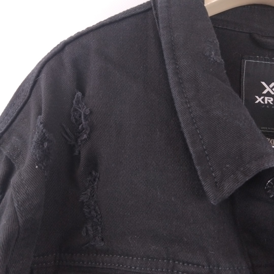 Xr Xray Jeans - veste en jeans noire en coton - Taille 2XL - Photo 1