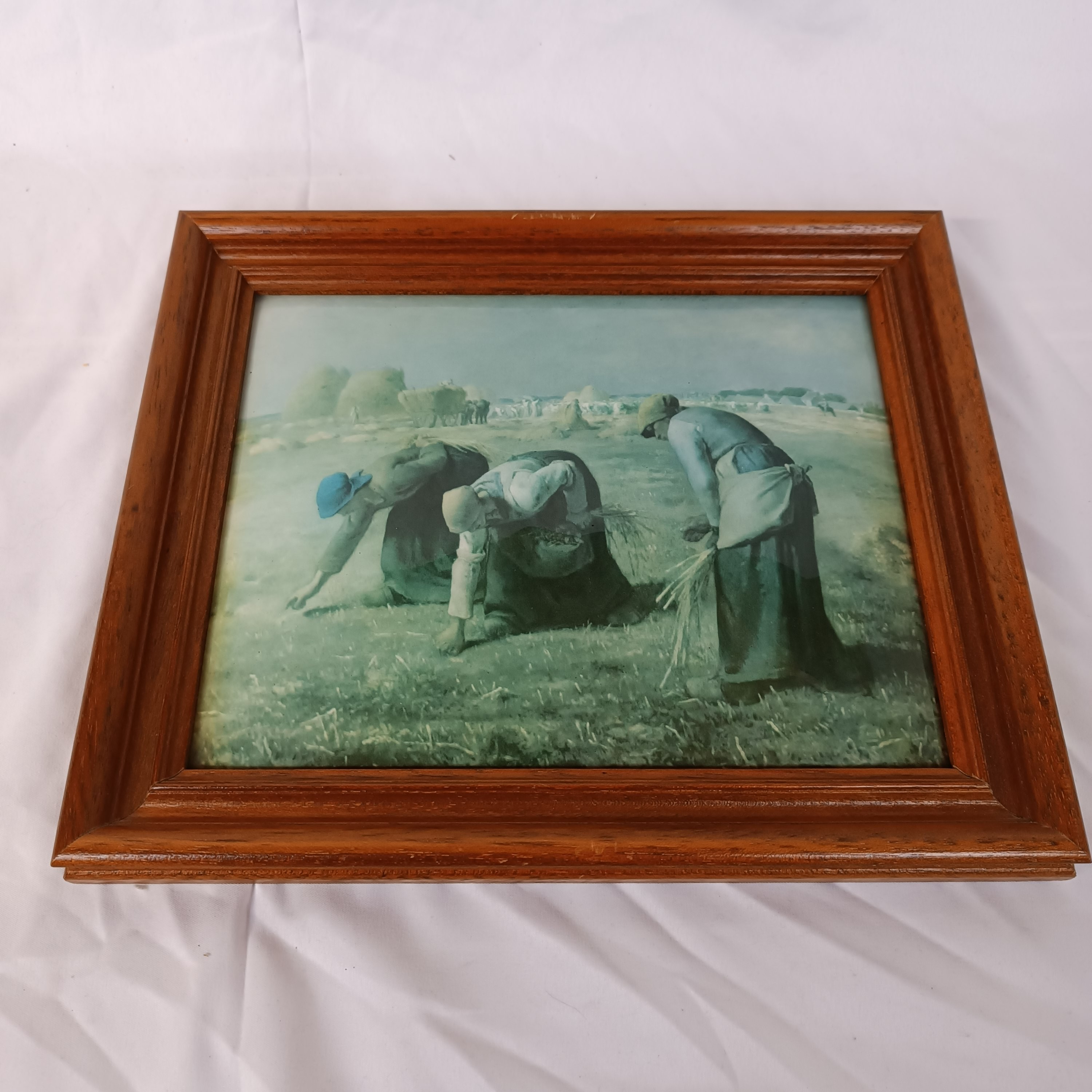 Tableau "Helca" (martelé à la main) représentant "Les Glaneuses" , de Jean-François Millet Bon état - Vue 2 - 