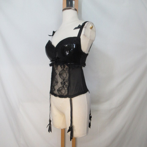 L3 - Guêpière noire - Soleil Sucré - Taille 85D - Photo 2