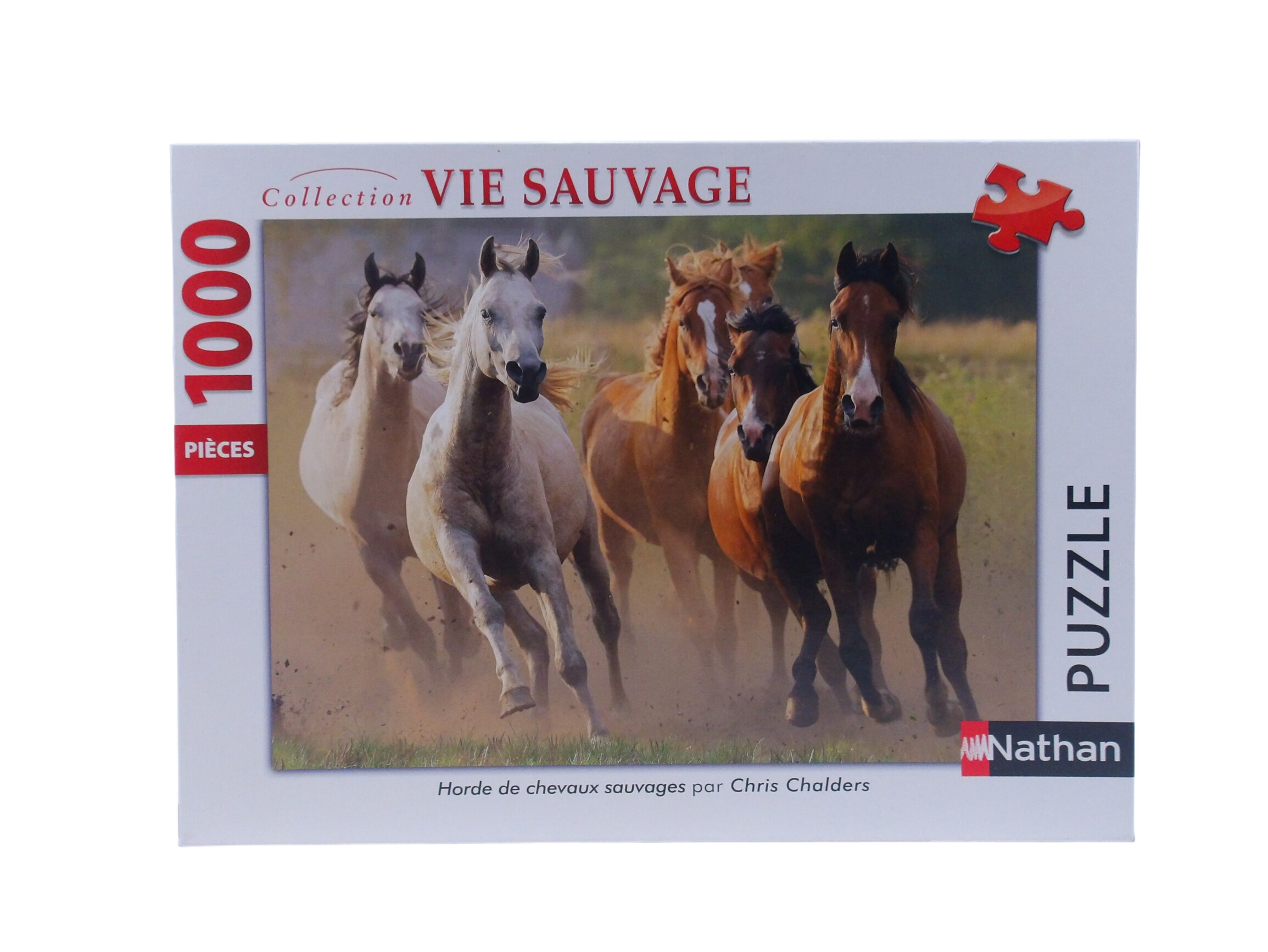 Acheter Puzzle - Horde de chevaux sauvages - 1000 pièces Très bon état - 10,80 € Puzzle - Horde de chevaux sauvages - 1000 pièces Très bon état - reconditionné disponible sur Label Emmaüs