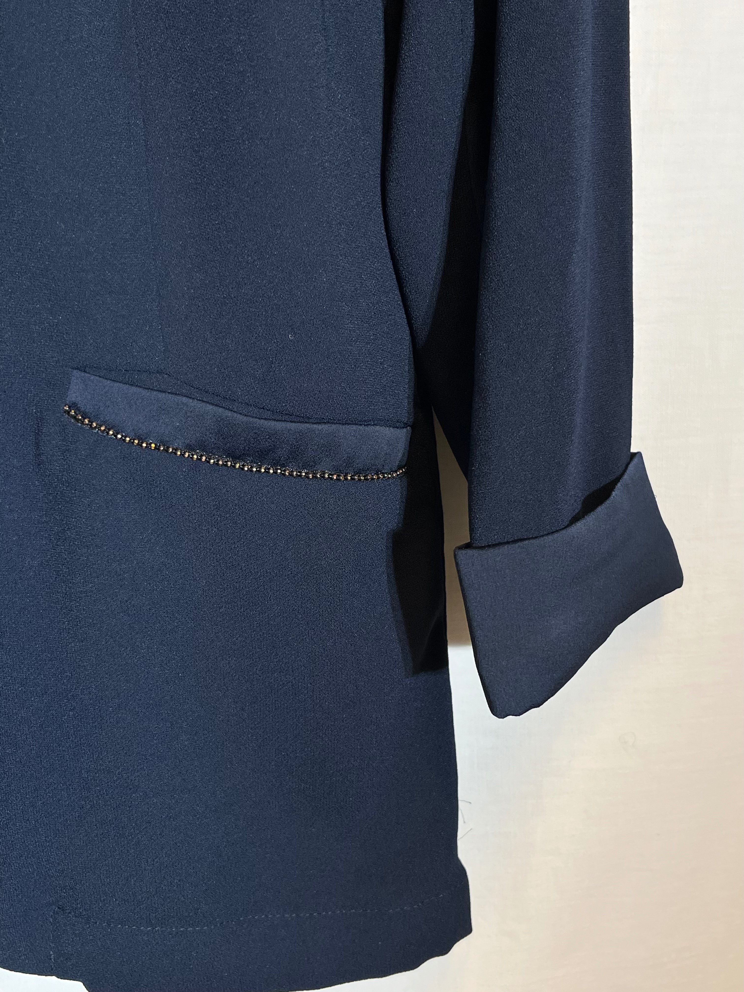 Veste smocking Neuve Grace & Mila TM- Marine- fluide - Photo 2