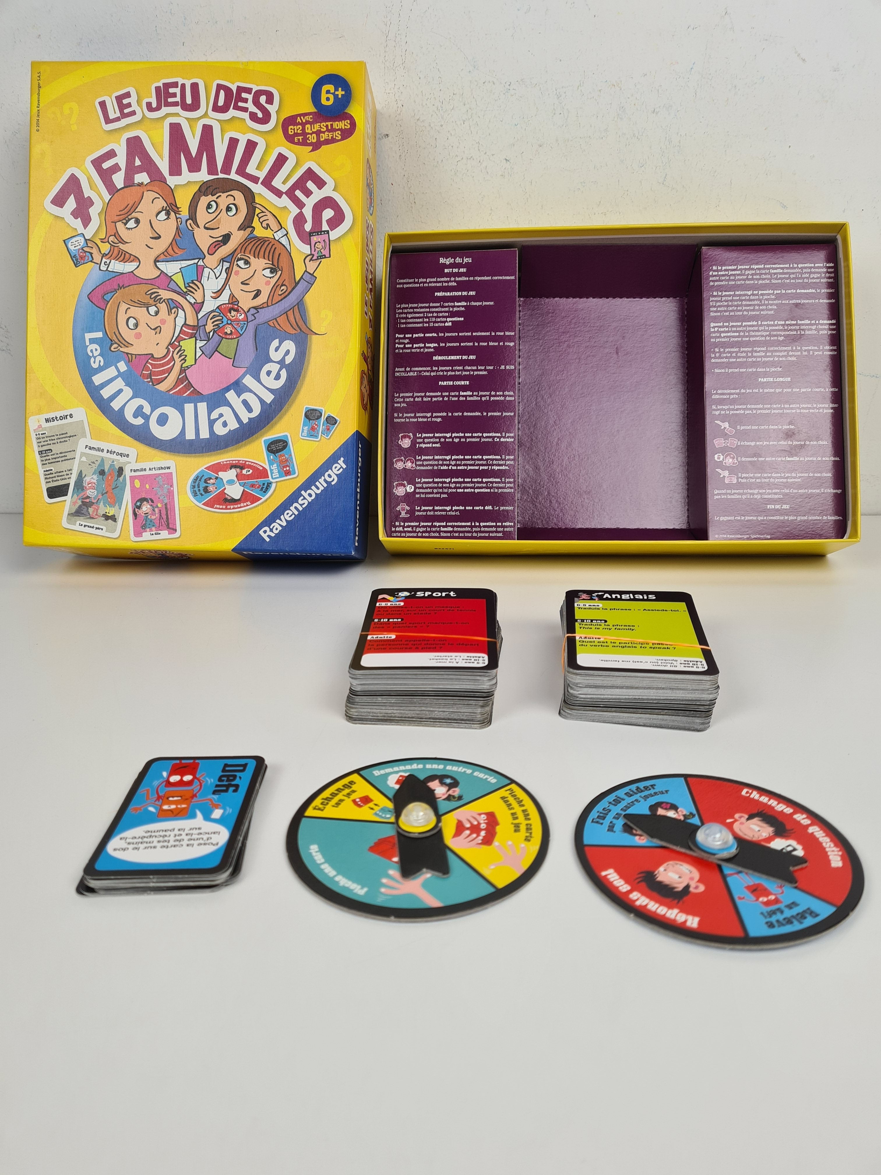 Jeu de cartes - Le jeu des 7 familles Les incollables - Ravensburger - 6 ans + - Photo 3