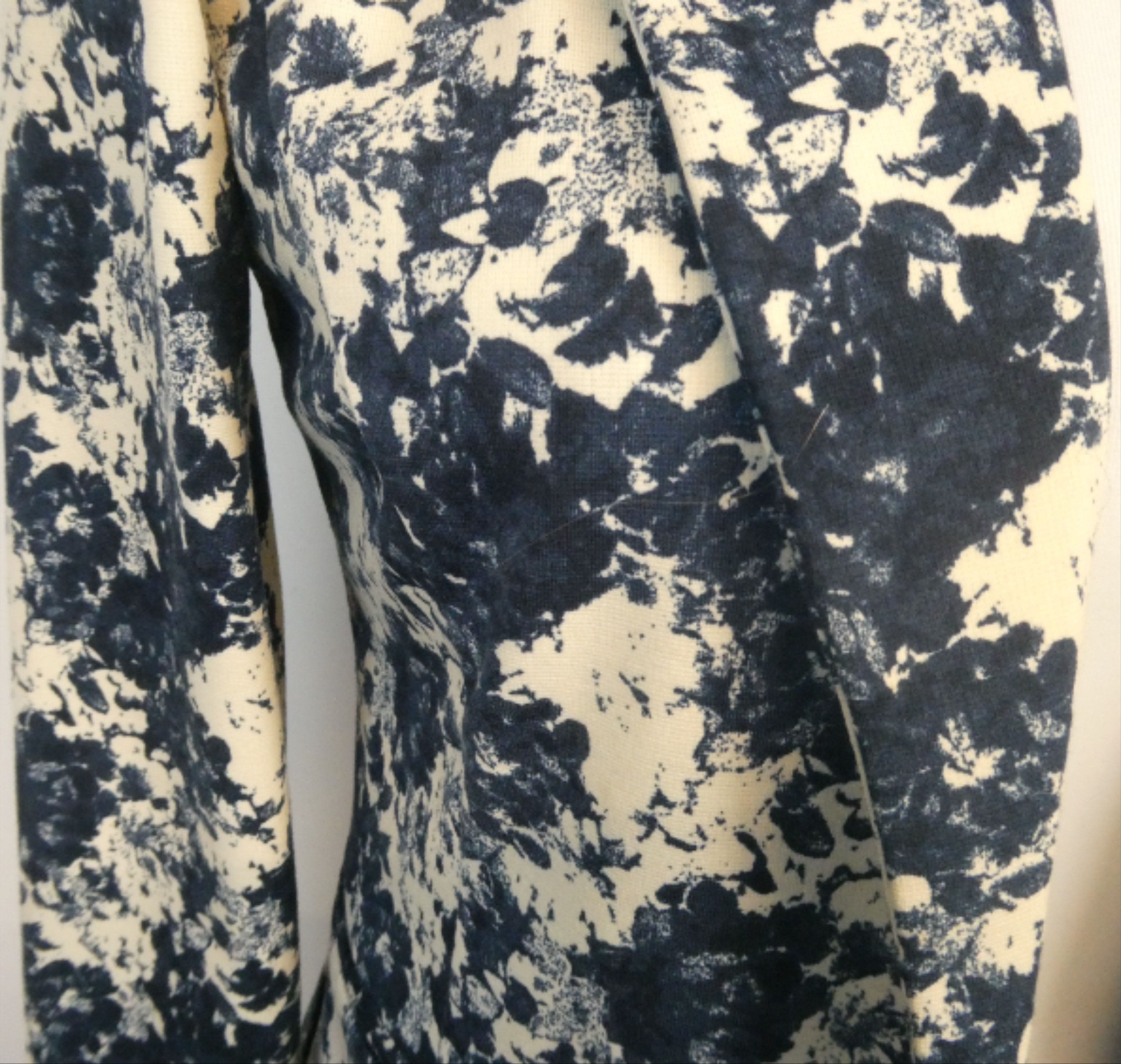 Ensemble Ichi Femme – Veste Taille M et Pantalon Taille T5, Motif Floral Bleu Marine - Photo 8