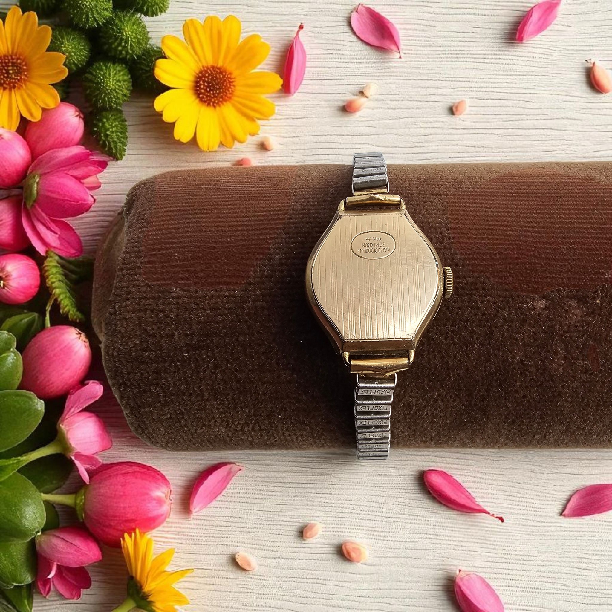 Montre vintage plaqué or 20 microns ( Lady ) - Photo 3