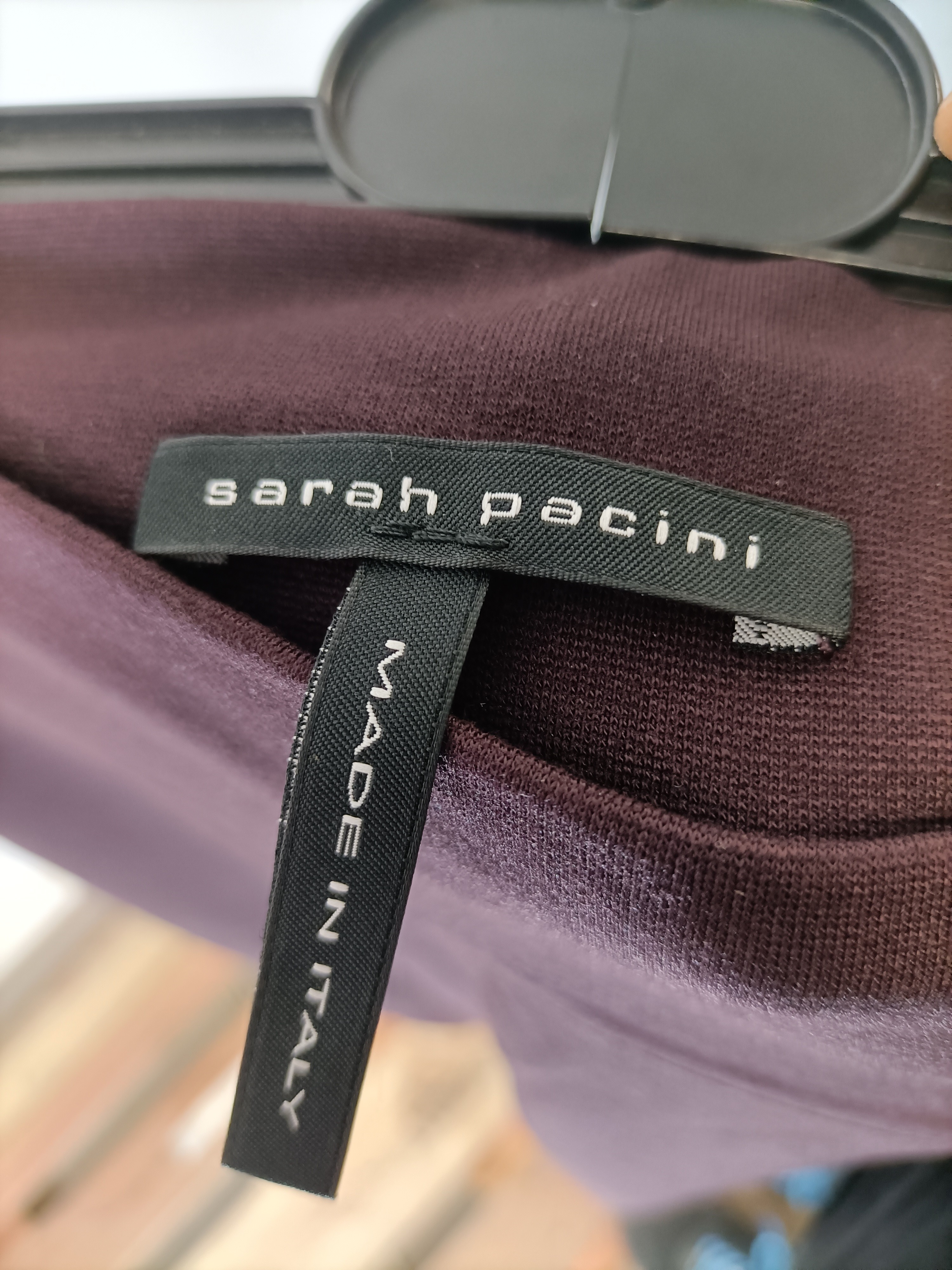 Legging Sarah Pacini prune aubergine taille M Comme neuf - Vue 2 - 