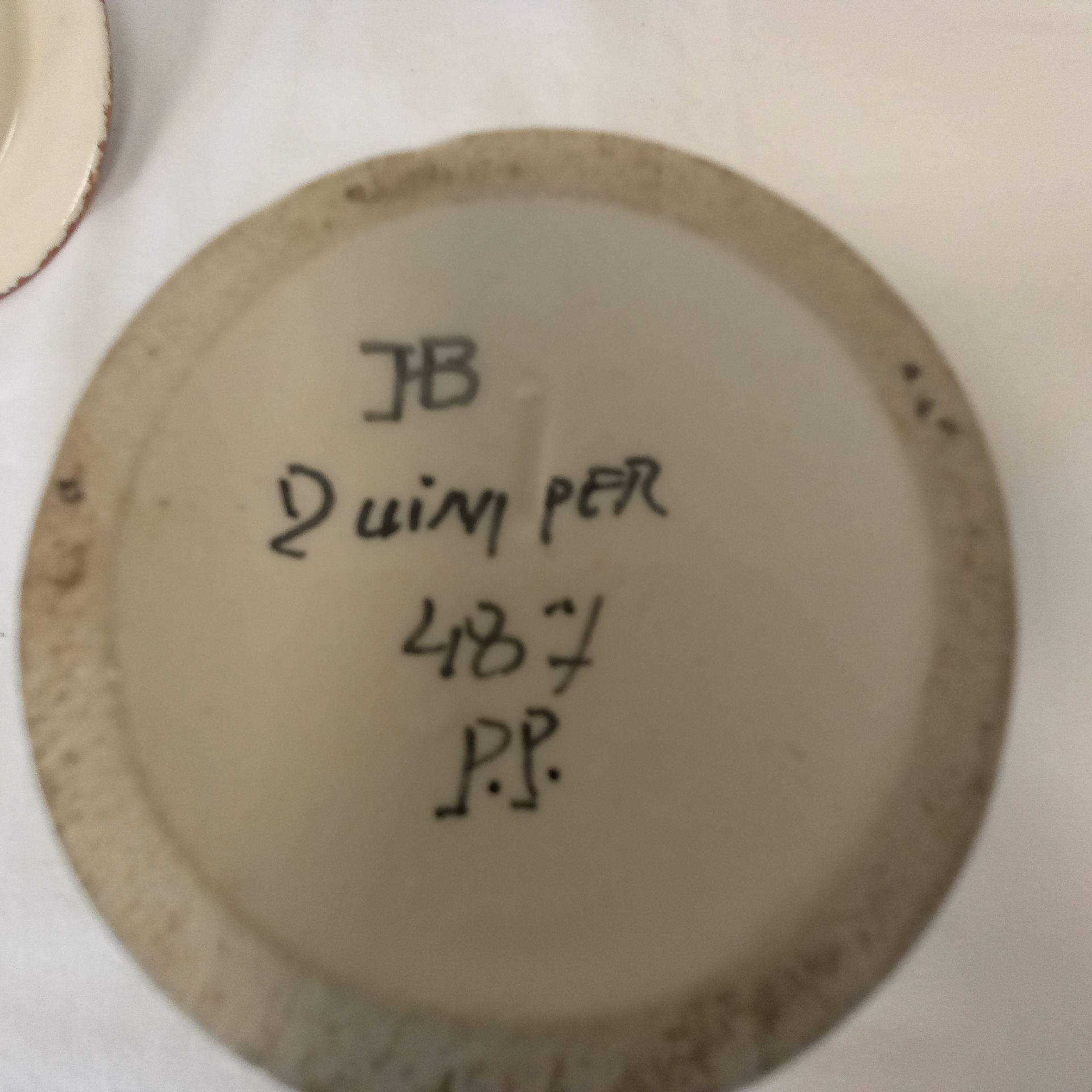 Soupiere HB henriot quimper 487 france vintage - Bon état - Photo 8