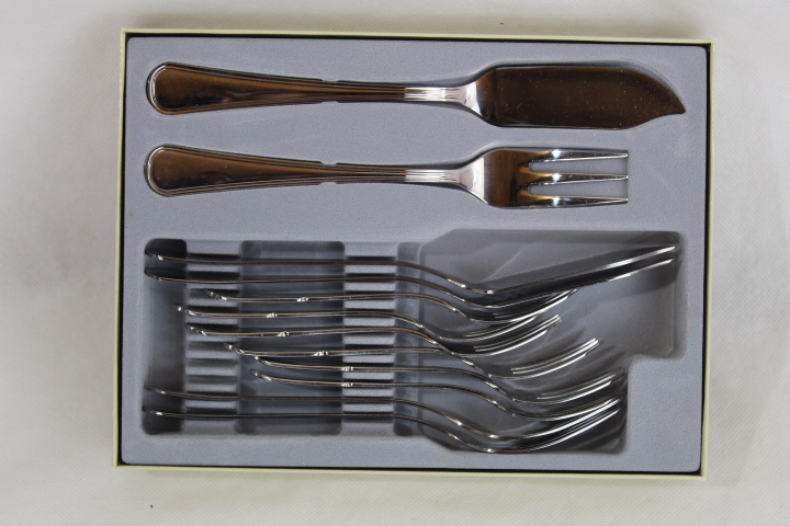 Couverts à Poisson BMF – 12 Pièces – Inox – Vintage – Inutilisés