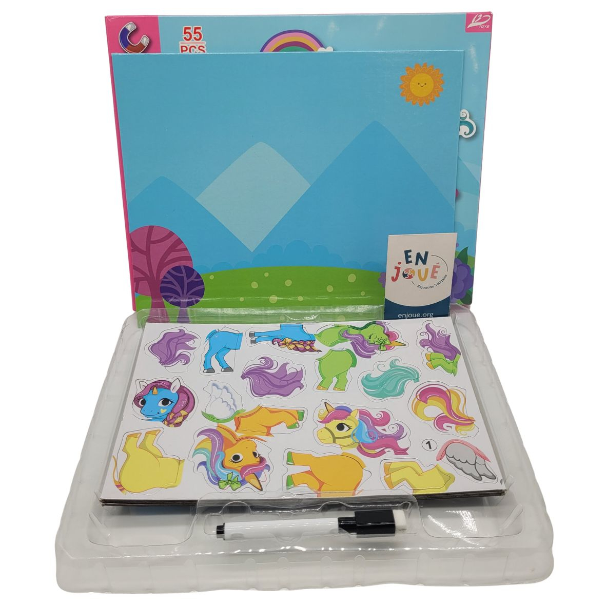 Voir photo 2 de Puzzle magnétique licorn - Magnetic Cartoon Horse Set - Dès 3 ans. Puzzle magnétique licorn - Magnetic Cartoon Horse Set - Dès 3 ans. Comme neuf - Vue 2 -