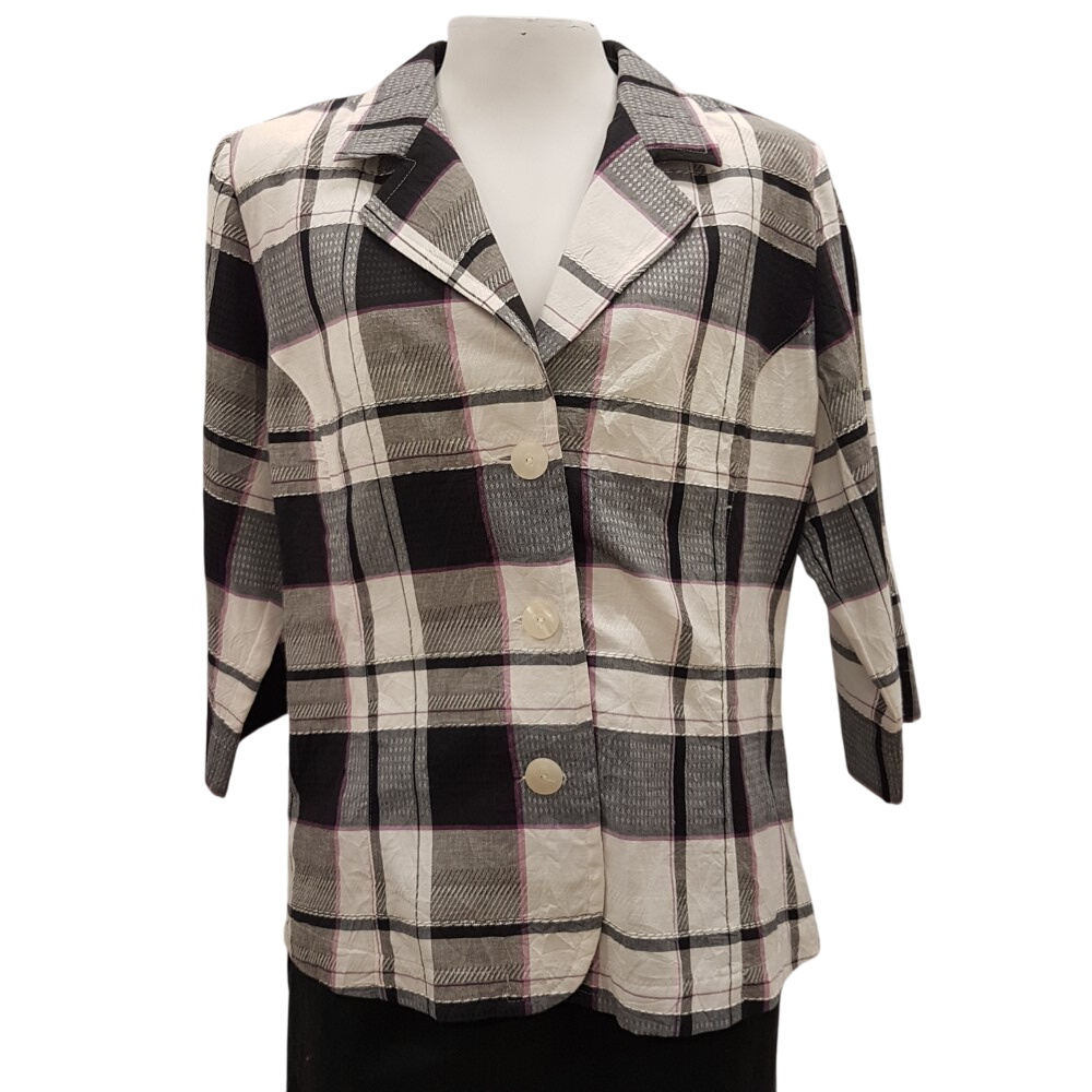 Veste  grands carreaux - taille 44 - c&a - Modalova