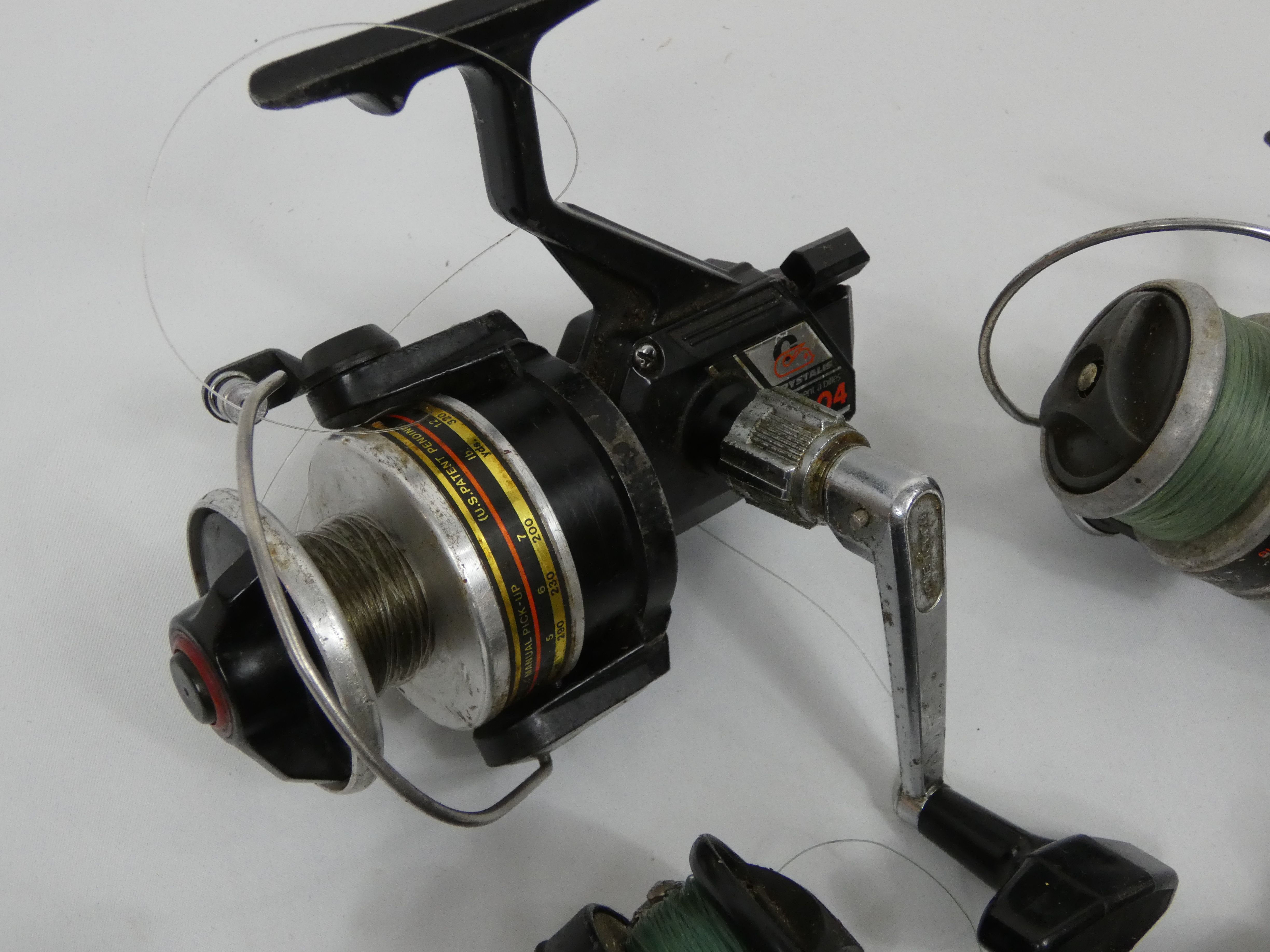 Ancien Moulinet De Pêche – Type Elde 50, Noir, Vintage