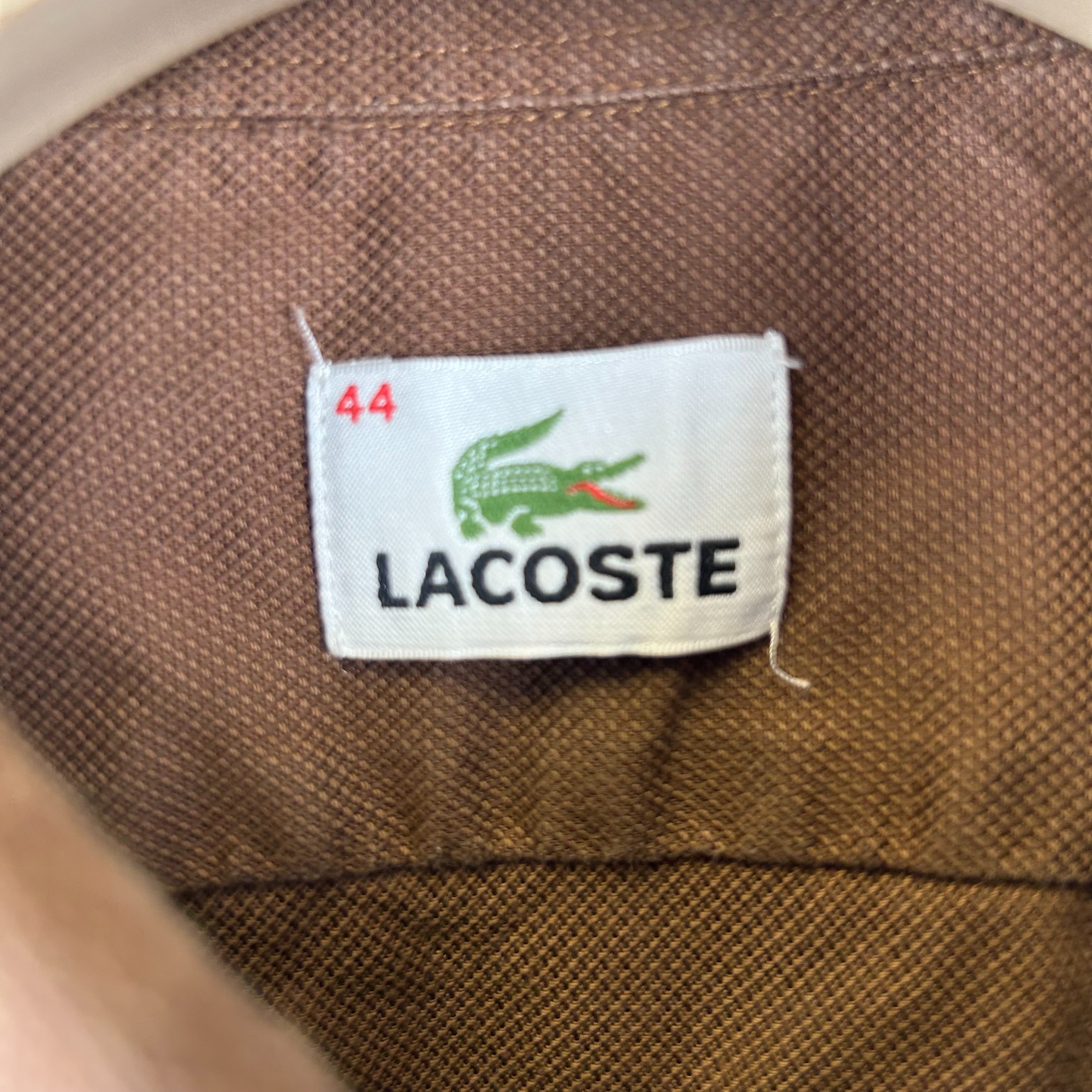 Lacoste - Chemise marron - Taille 48 - Photo 3