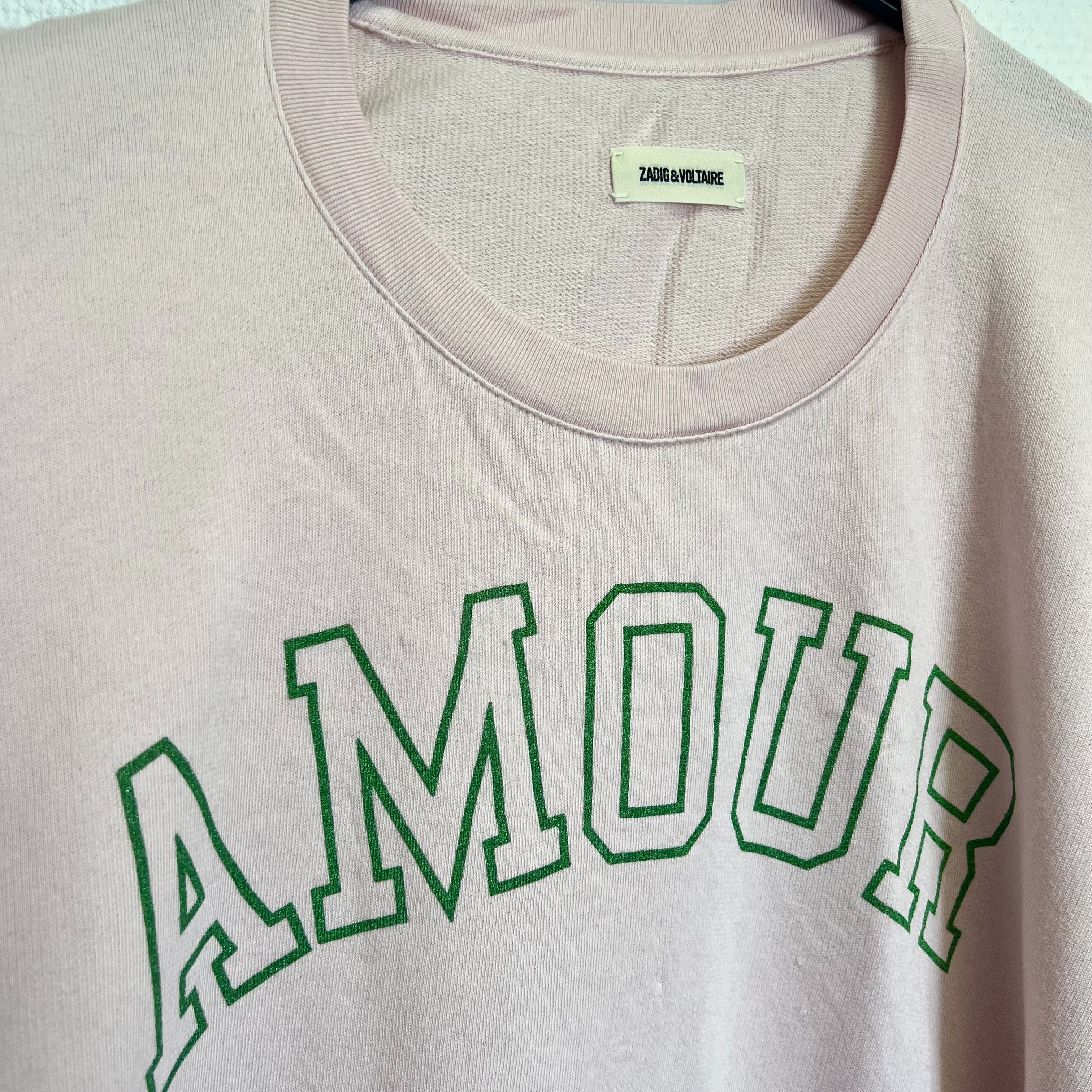 Sweat Zadig & Voltaire Rose manches courtes - TL Très bon état - Vue 3 - 