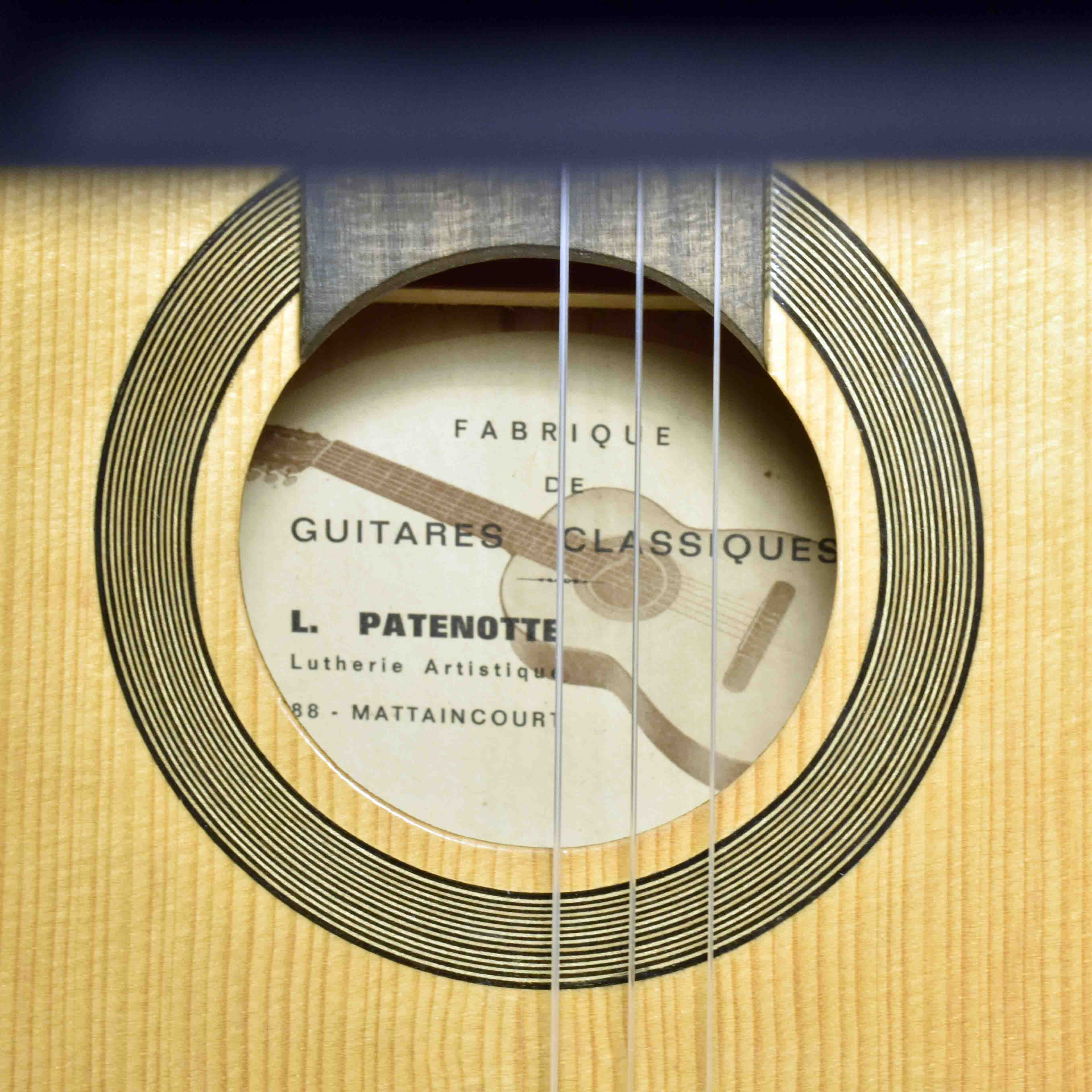 Guitare Classique de Luthier - Louis Patenotte Mattaincourt - Bon état - Photo 2