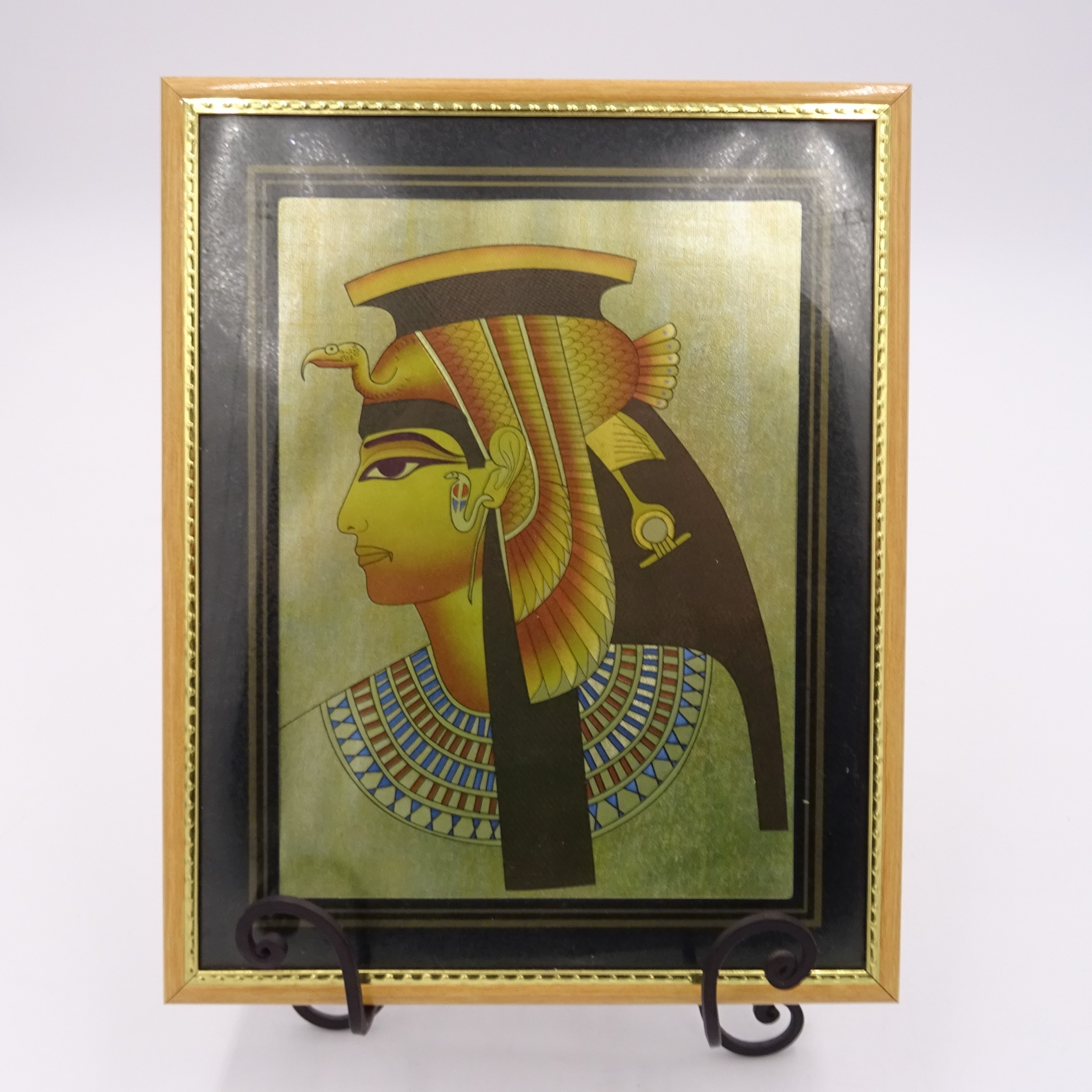 Voir photo 3 de Lot de 2 tableaux - thème l'Egypte Lot de 2 tableaux - thème l'Egypte Bon état - Vue 3 -
