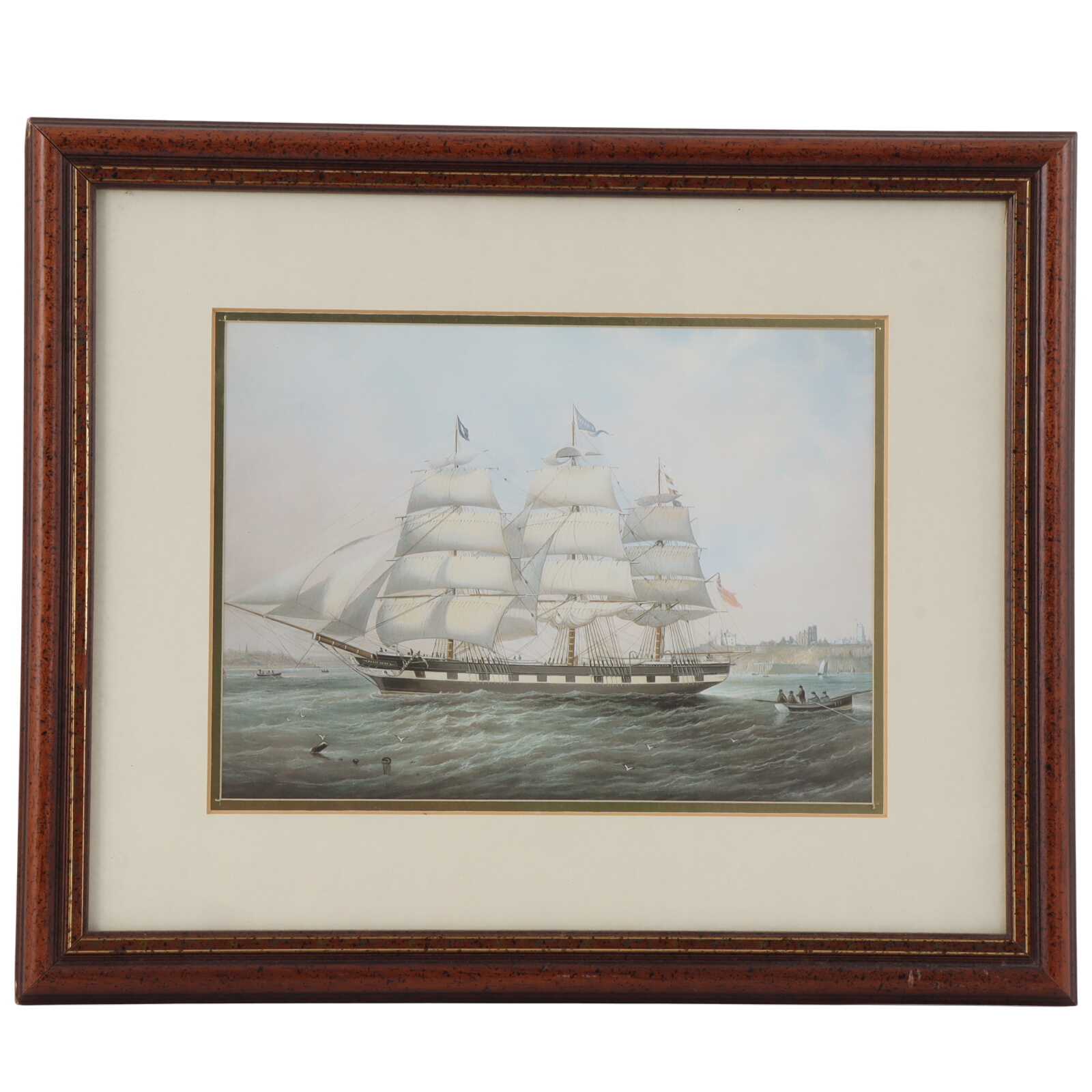 Reproduction d'un tableau de John Scott - Barque Ocean Pride - Photo 0