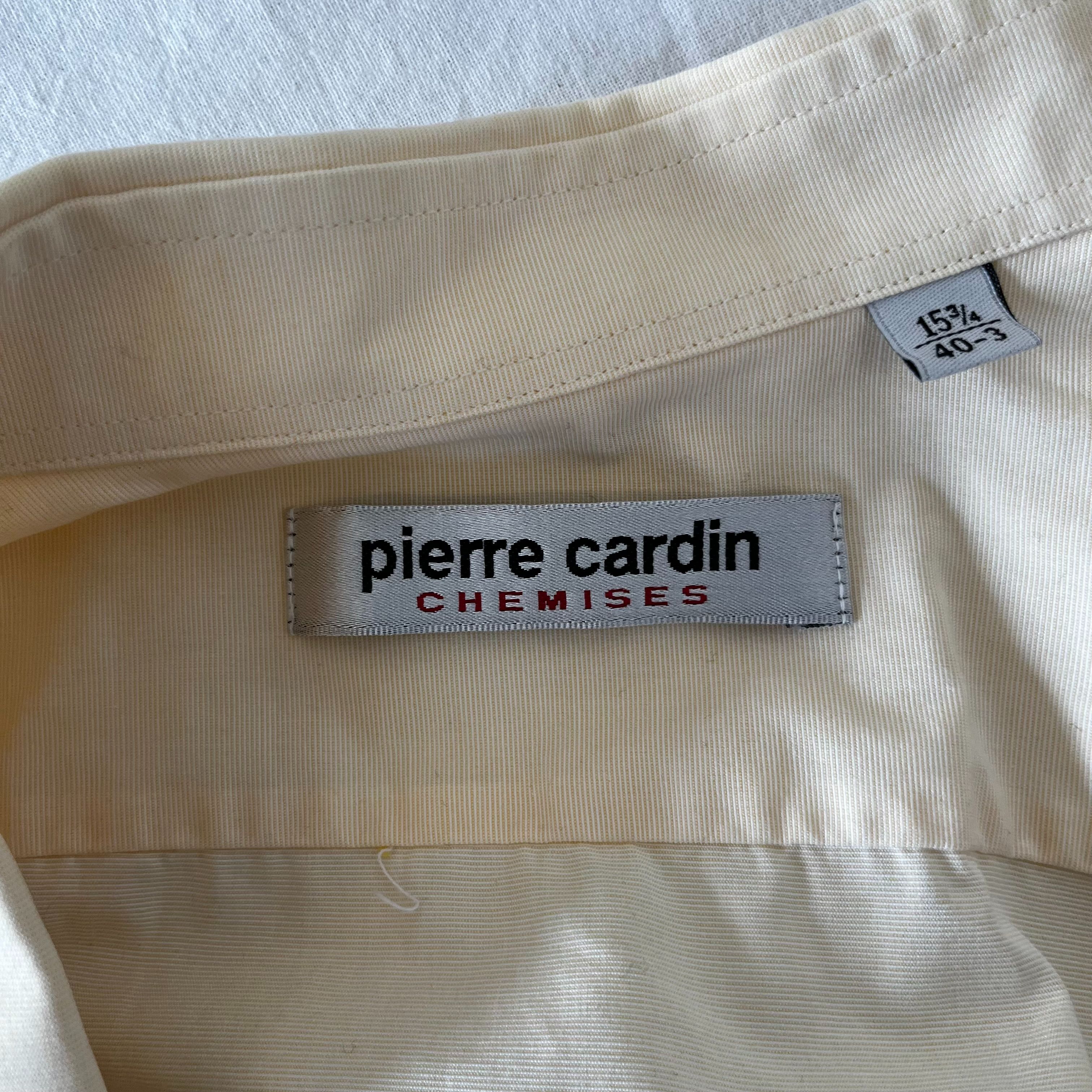 Chemise jaune homme , Pierre Cardin, taille 40 - Photo 1