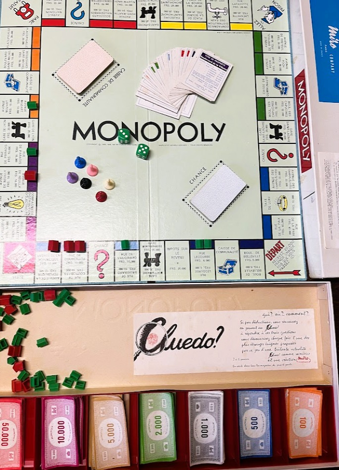 Voir photo 2 de Jeu retro Monopoly. Éditeur en France Miro Company. Édition 1961 Jeu retro Monopoly. Éditeur en France Miro Company. Édition 1961 Bon état - Vue 2 -