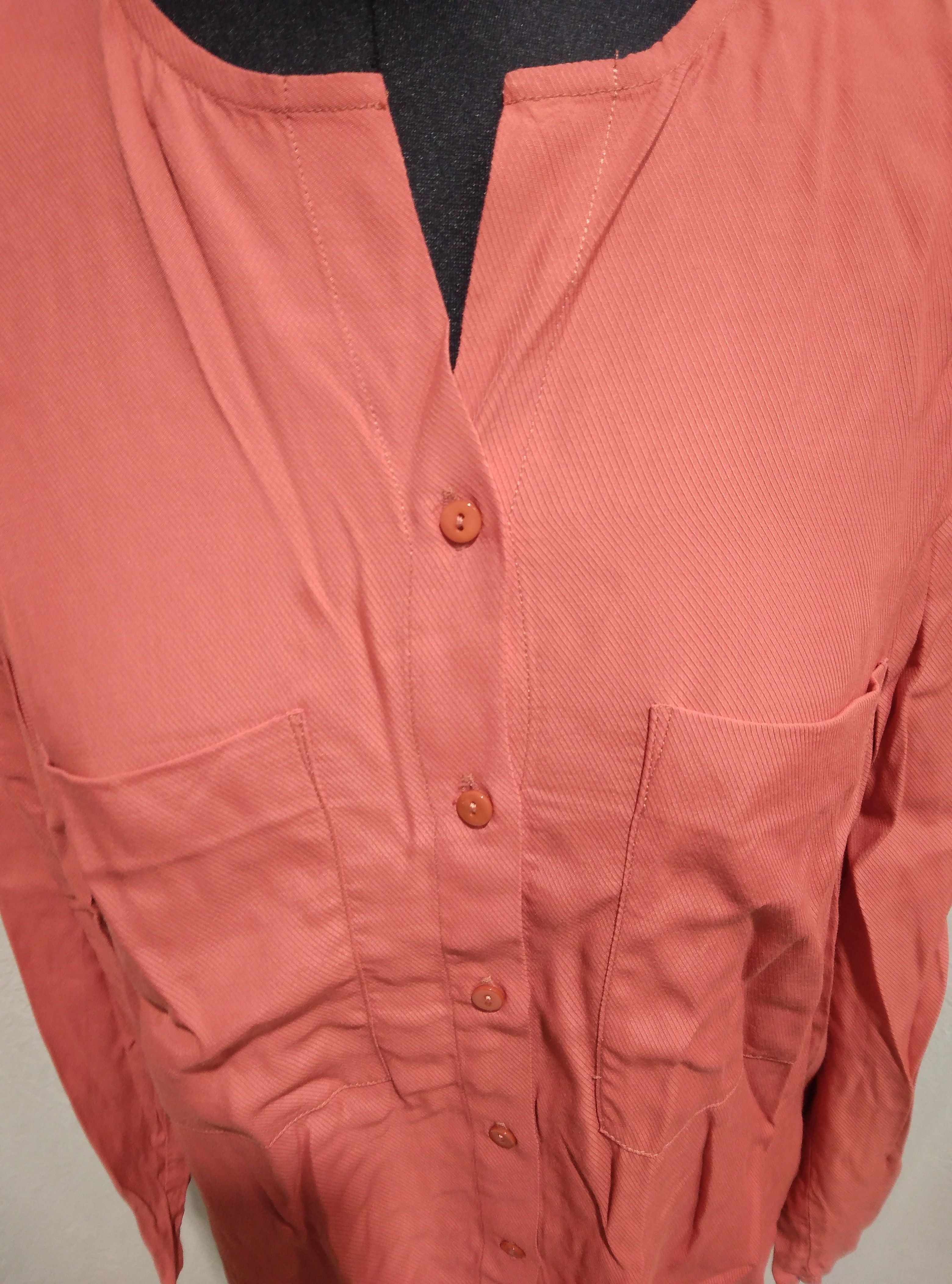 Voir photo 5 de Blouse Orange en viscose, Nice Things - 42 Blouse Orange en viscose, Nice Things - 42 Comme neuf - Vue 5 -