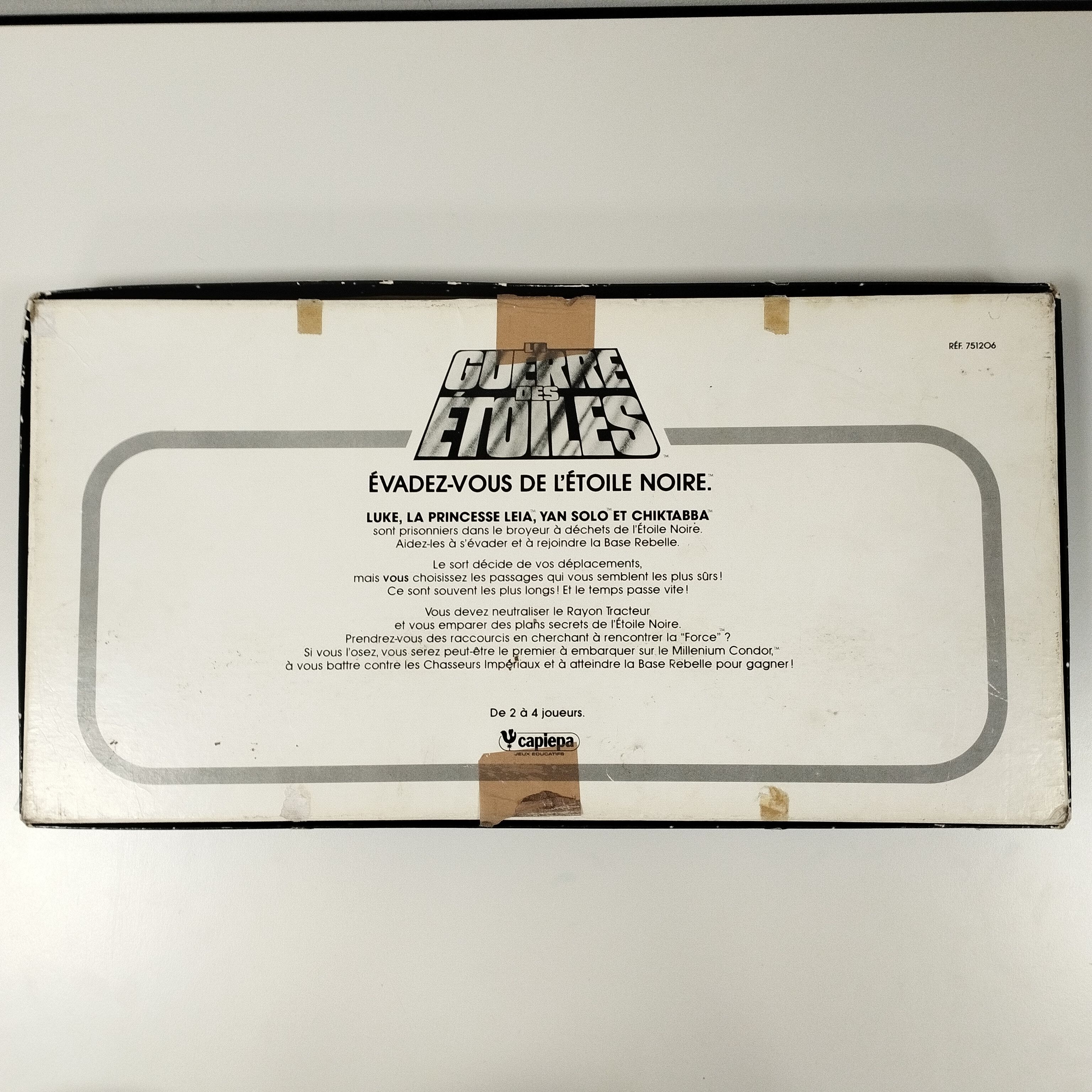 Jeu la guerre des étoiles / Star Wars interactif avec plateau et cassette vidéo Parker 1996 - Shop