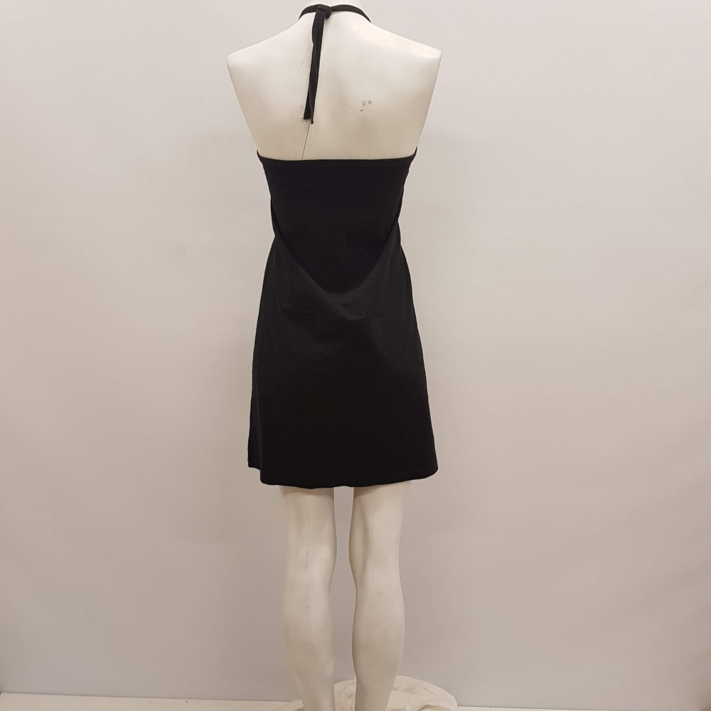 Robe dos nu noire et rouge - BLUR ZONE - Taille L - Photo 1