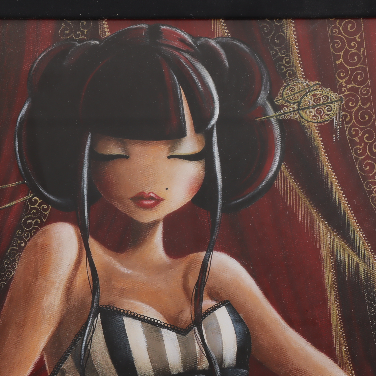 Affiche de Misstigri - Miss Cabaret encadrée - Photo 1
