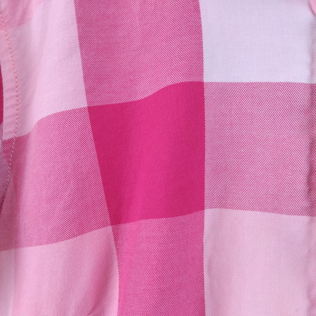 Gaastra - chemisier rose à carreaux 100% coton - Taille L - Photo 1