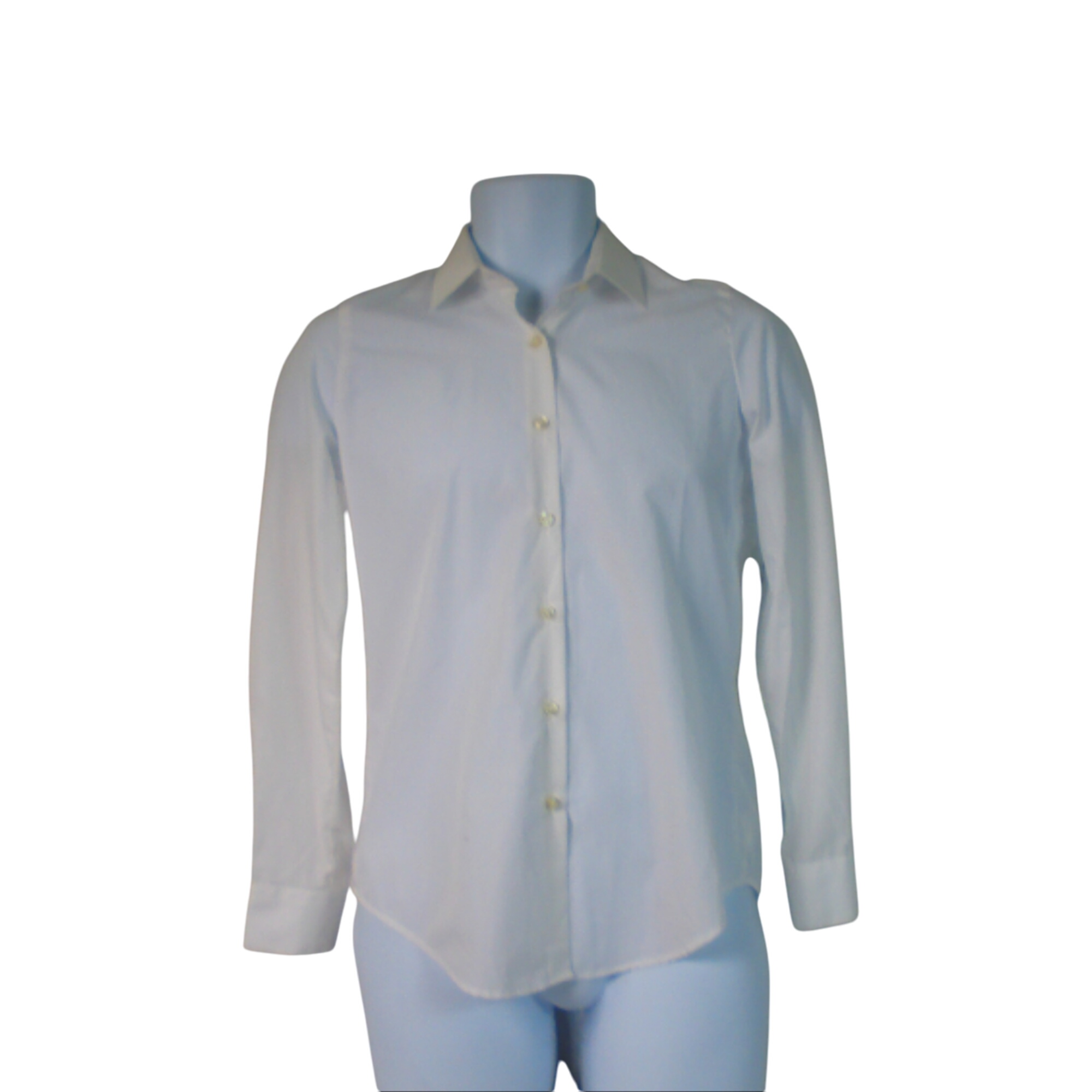 Chemise homme IMPERIAL, blanc avec boutons nacrés, 100% coton, taille S - Photo 0