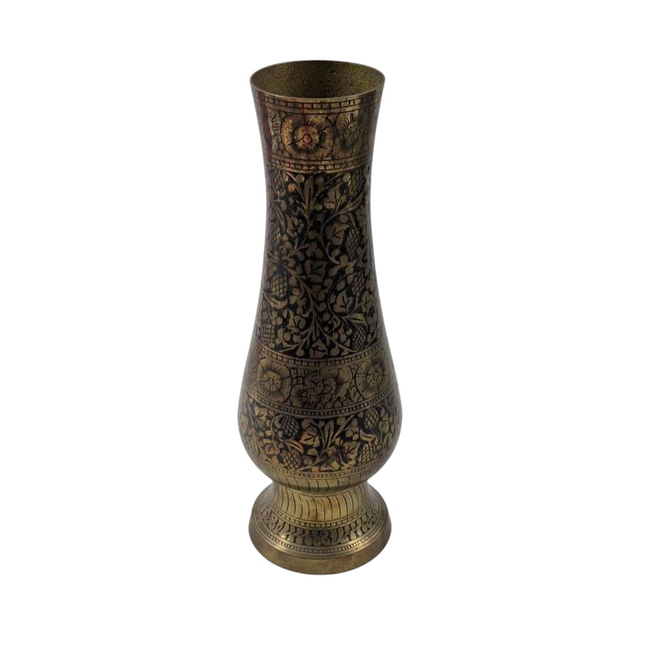 Vase indien vintage en laiton Bon état -  reconditionné disponible sur Label Emmaüs