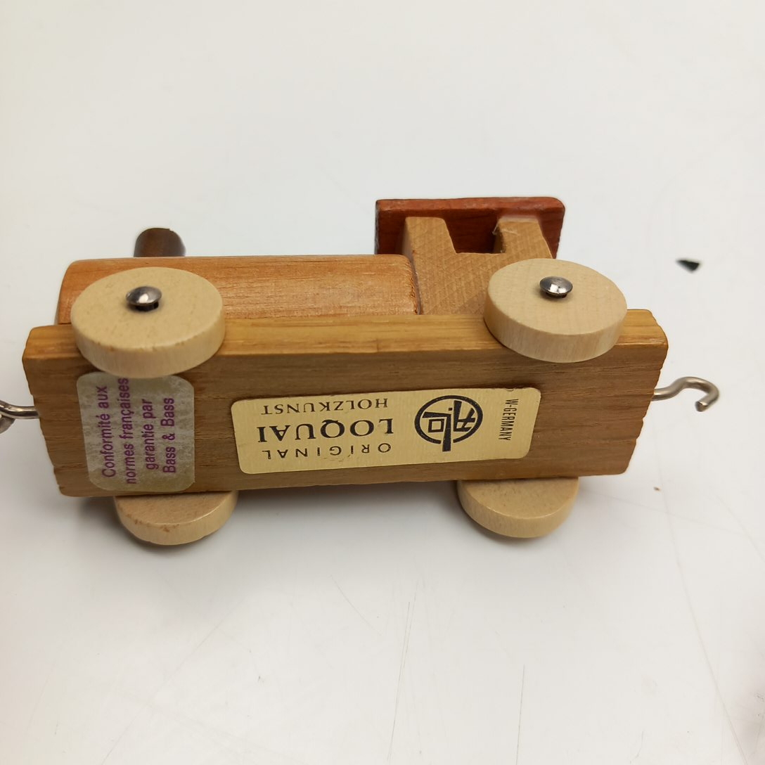 Train Vintage en Bois loquai Holzkunst Bon état - Vue 3 - 