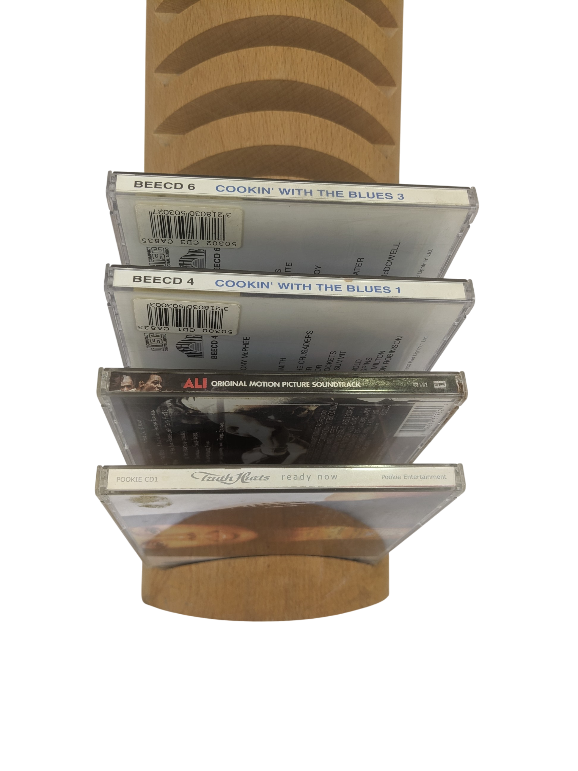 Range CD murale en bois - Photo 0