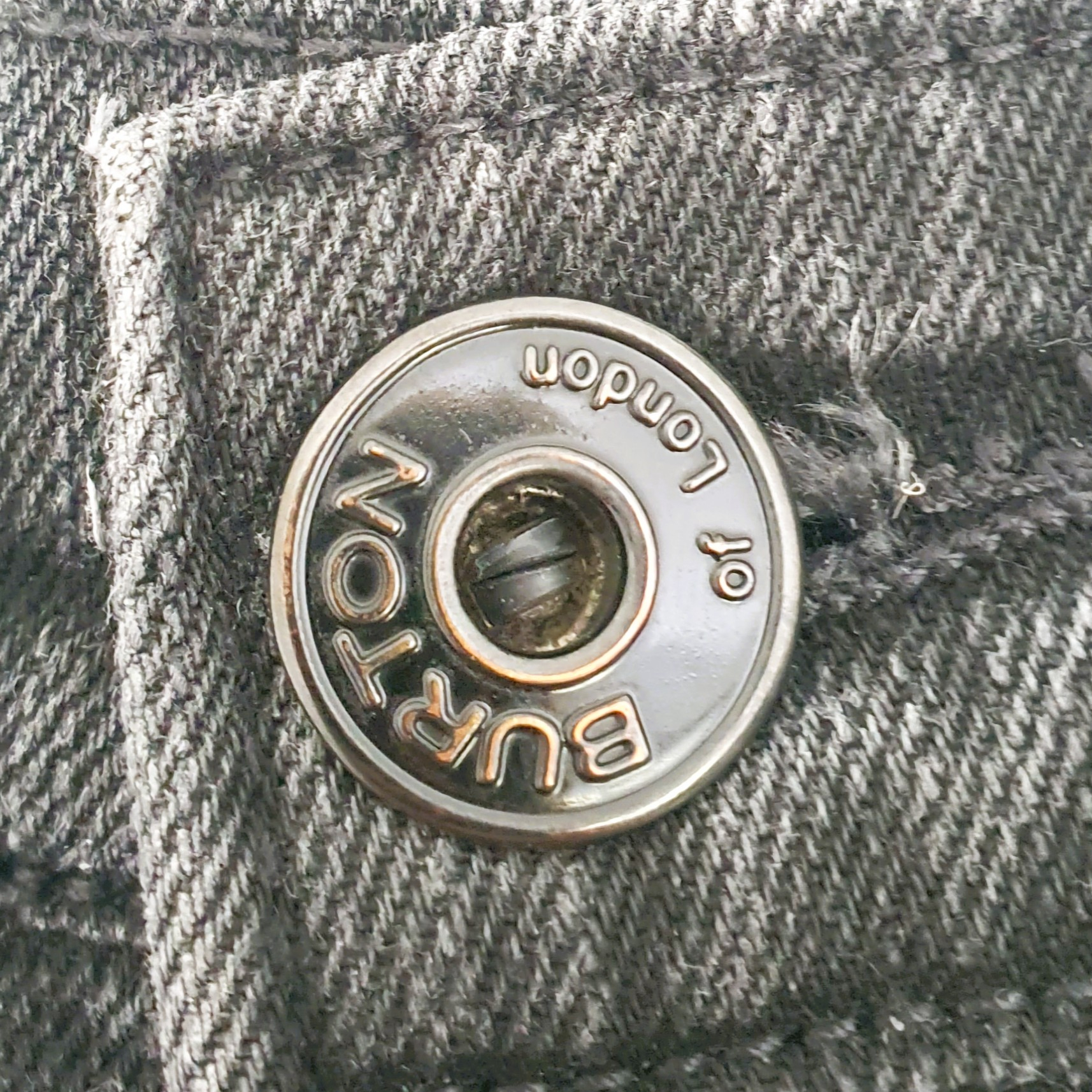 Denim Burton of London noir taille 46 - Photo 2