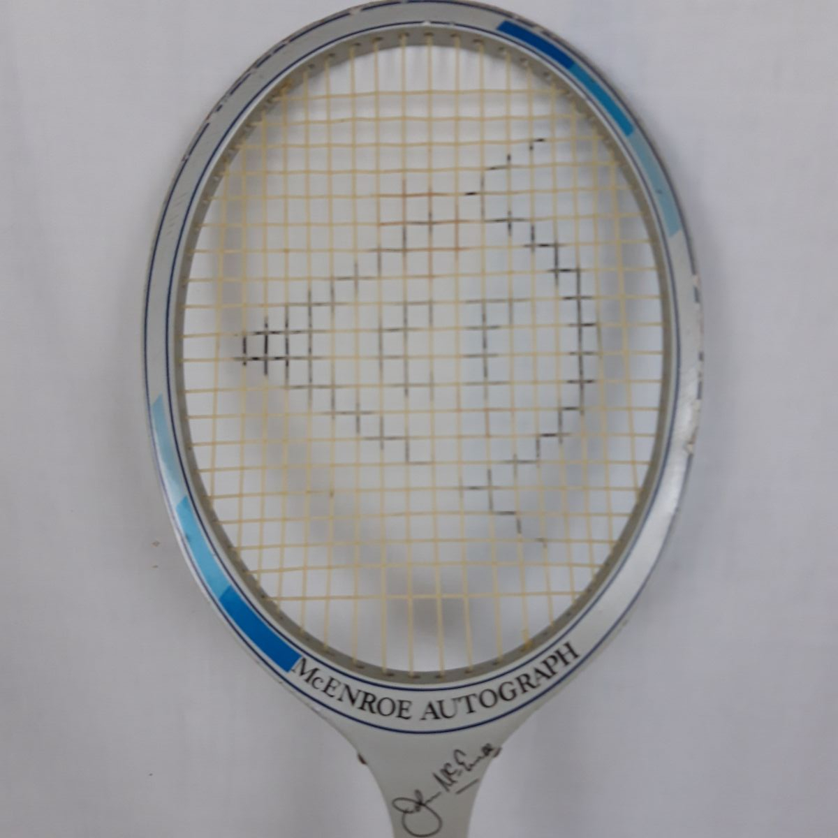 Housse De Raquette En Bois Vintage Dunlop - McEnroe Autograph - Tennis