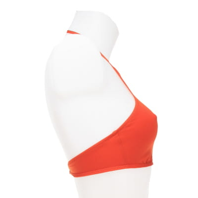 Haut de maillot de bain fauve uni avec franges au centre - Femme - La redoute édition - Taille 36 - Photo 2