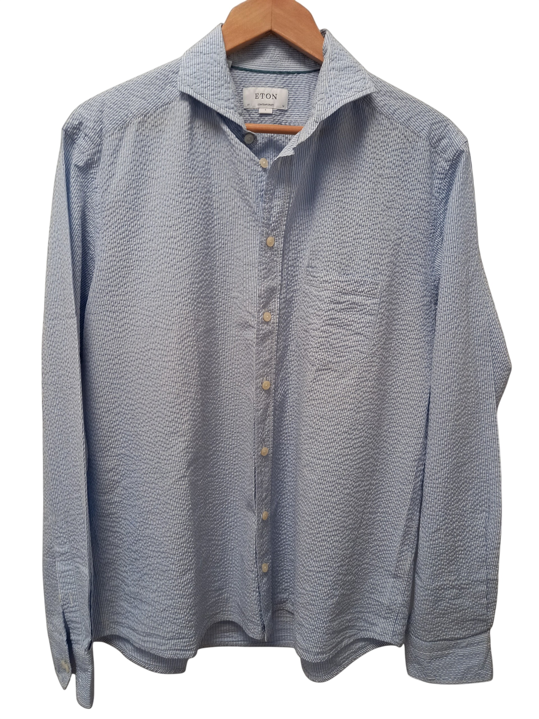 Chemise homme "ETON" Très bon état -  reconditionné disponible sur Label Emmaüs