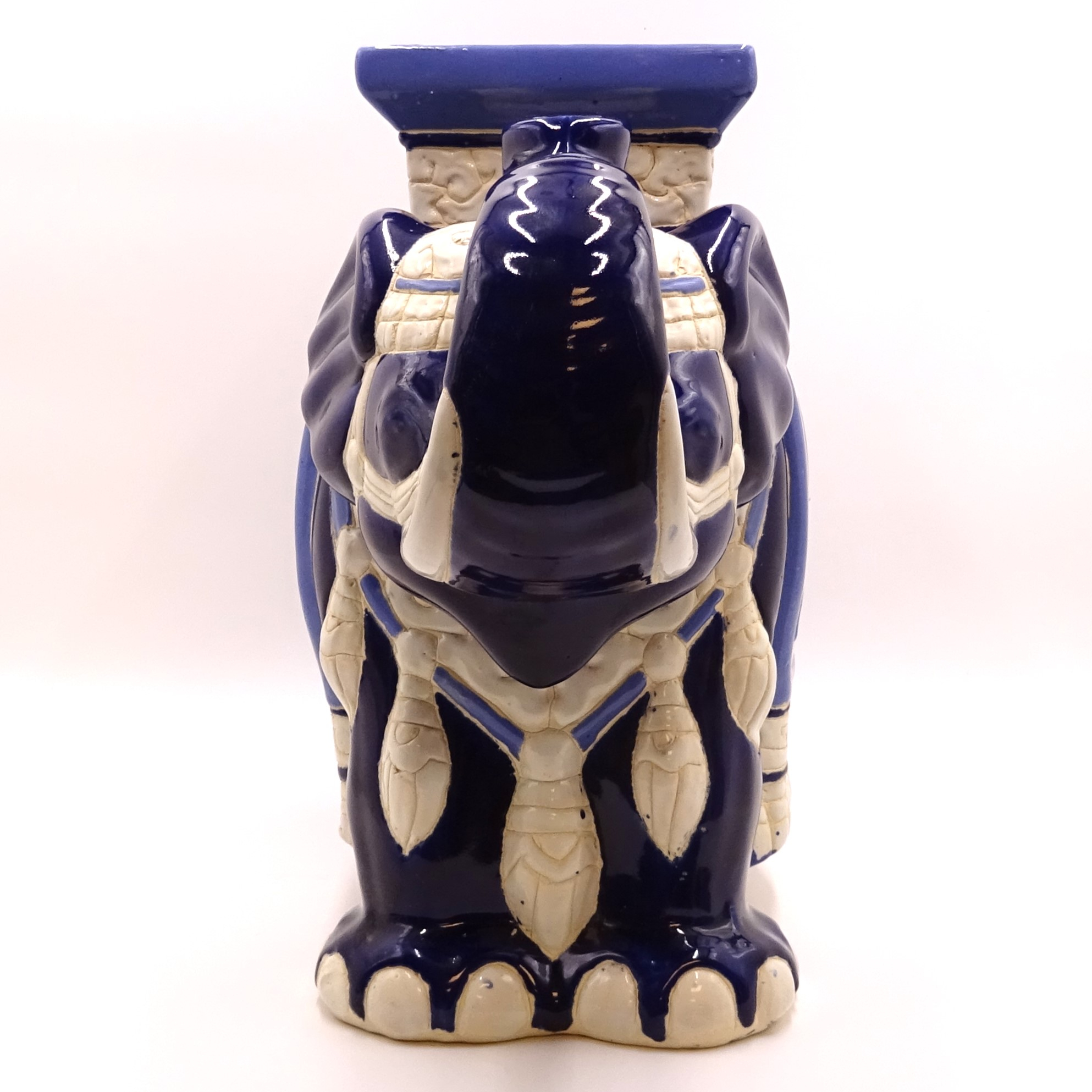 Eléphant porte plante 42cm - Bon état - Photo 3