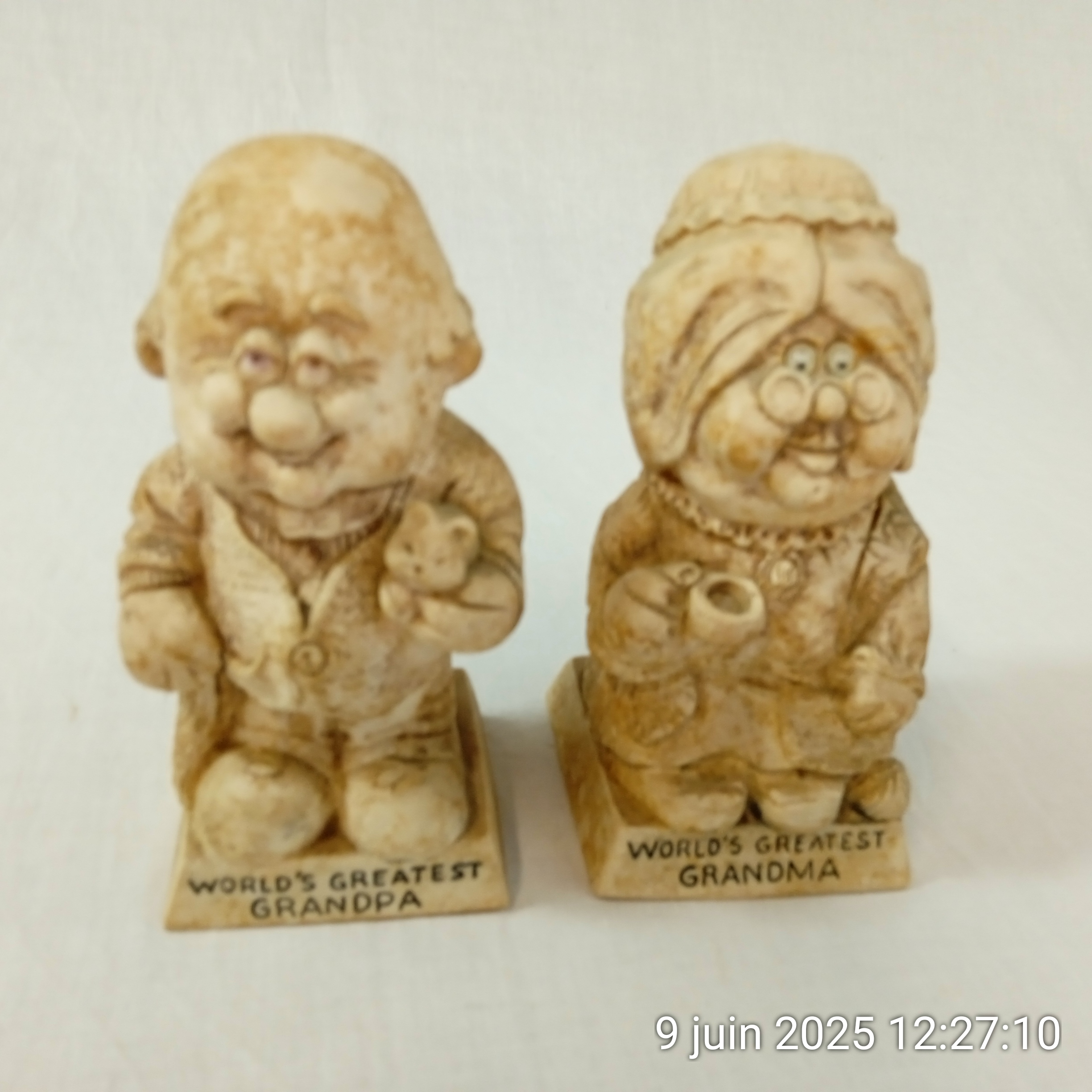 Voir photo 4 de Paire de figurines collectionner Sillisculpt années 1970 Paire de figurines collectionner Sillisculpt années 1970 Bon état - Vue 4 -