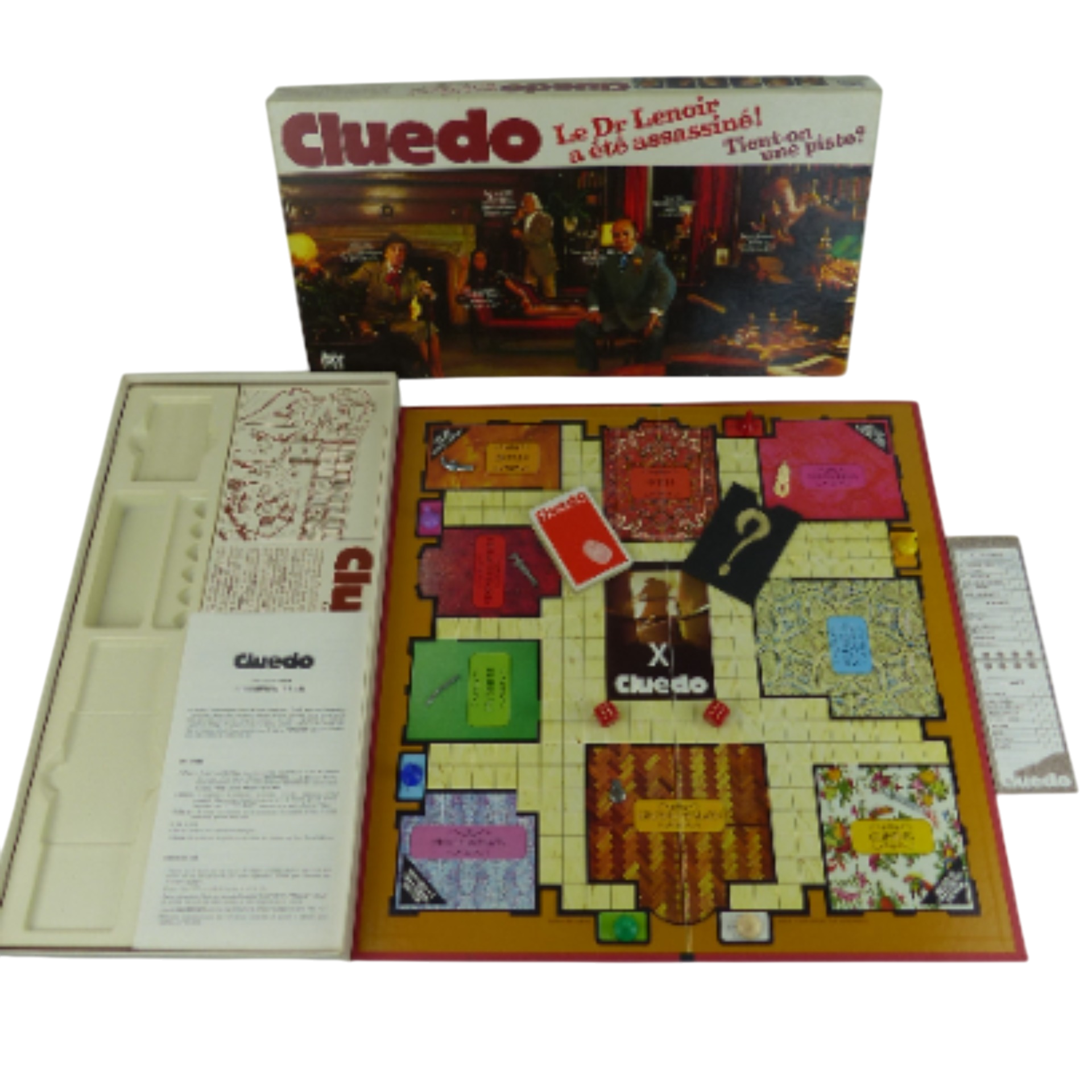 Cluedo Dr. Lenoir MIRO-MECCANO Vintage 1974 Complet - État correct sur Label Emmaüs
