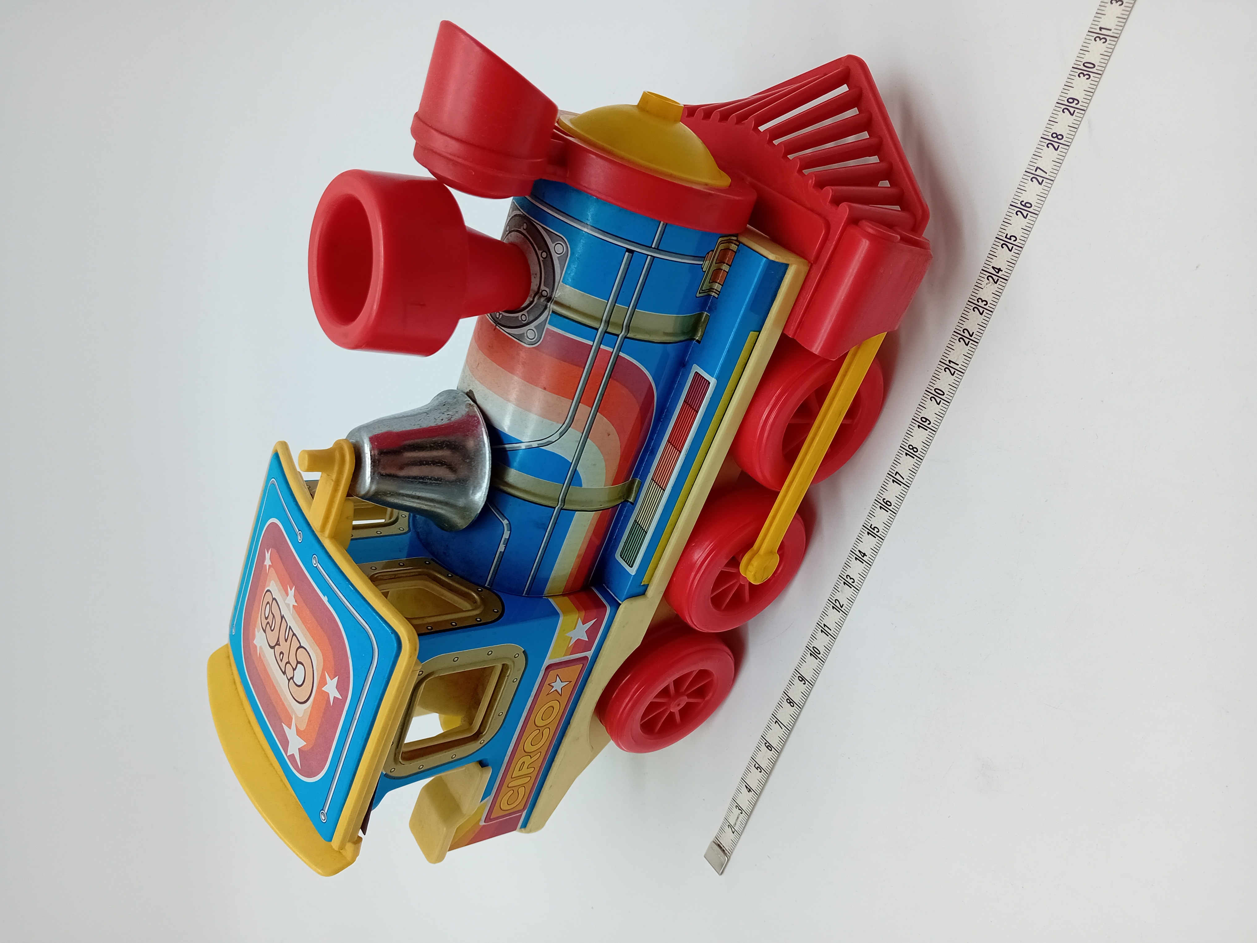 Locomotive Jouet Vintage Obertoys (b730) Bon état - Vue 8 - 