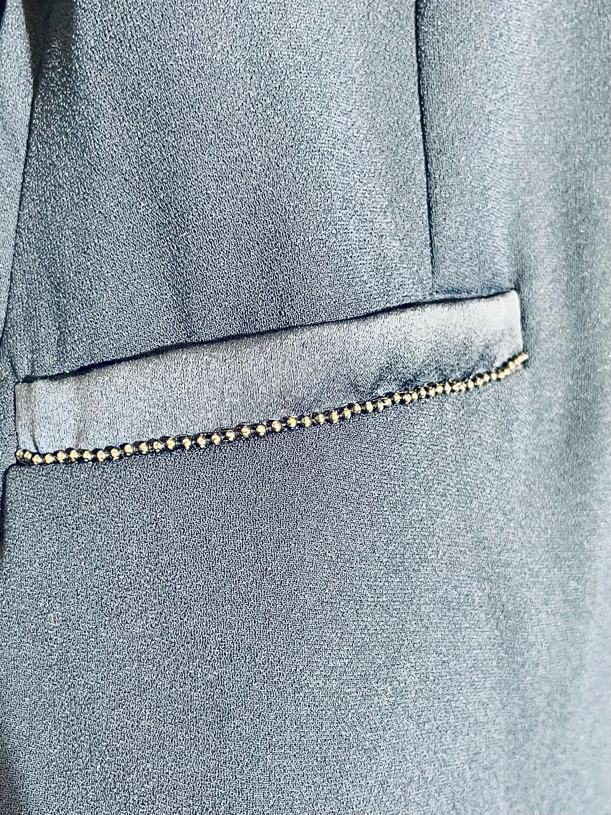 Veste smocking Neuve Grace & Mila TM- Marine- fluide - Photo 11