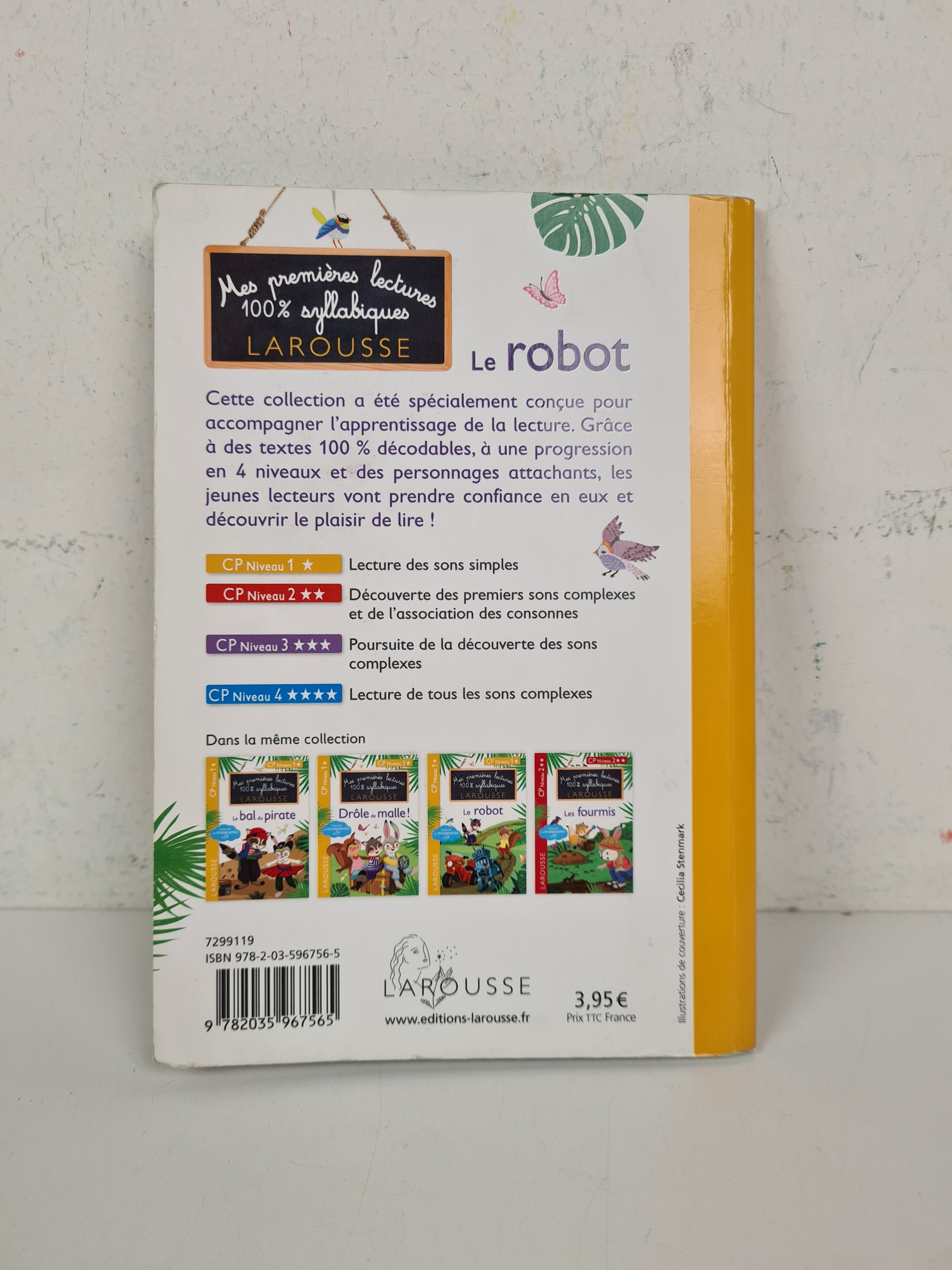 Livre d'enfant - Le robot - Mes premières lectures 100/syllabiques CP - Larousse - 6 ans + - Photo 2