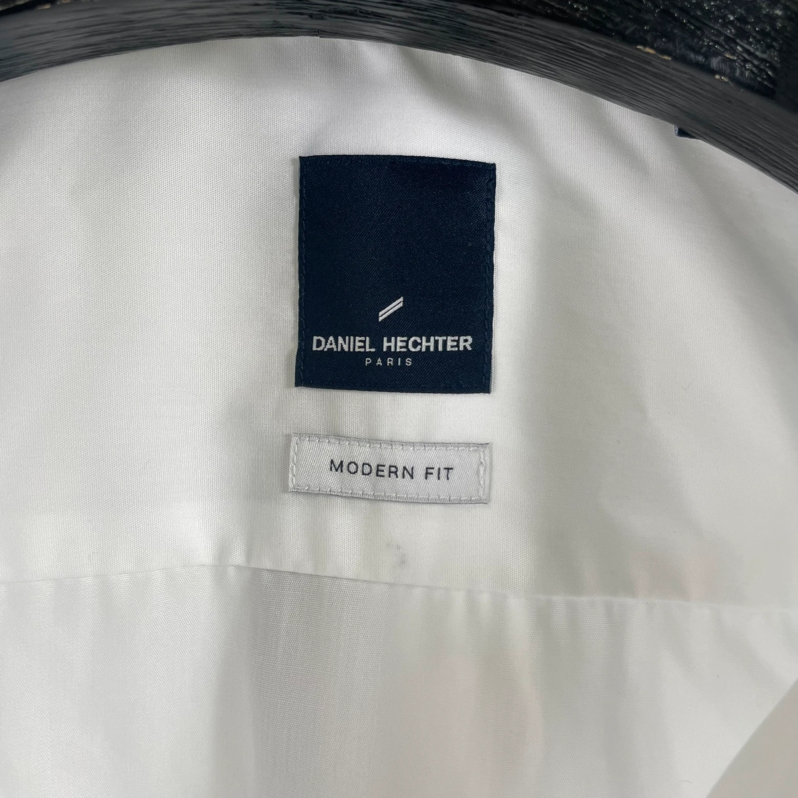 Chemise blanche regular, classique Élégante, Daniel Hechter, Taille 48 XL Comme neuf - Vue 4 - 