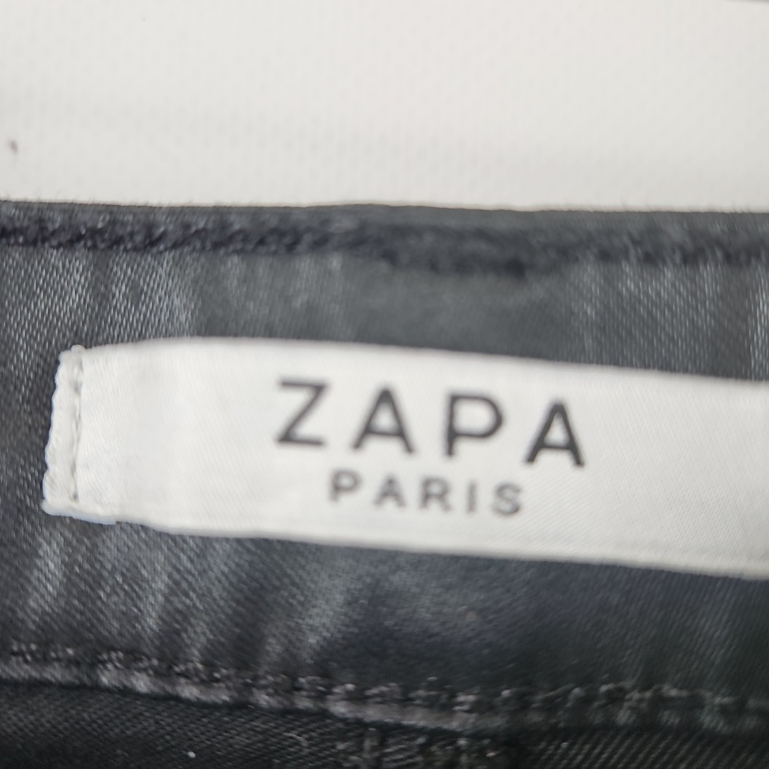 Zapa - Pantalon noir en coton - Taille 44 Très bon état - Vue 4 - 