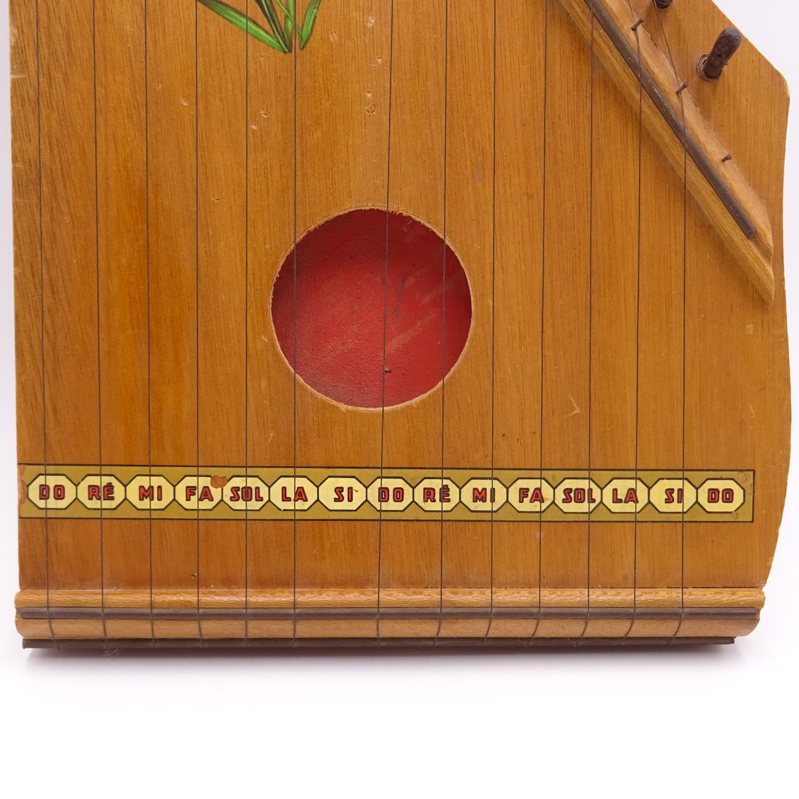 Ancienne cithare en bois vintage Bon état - Vue 4 - 