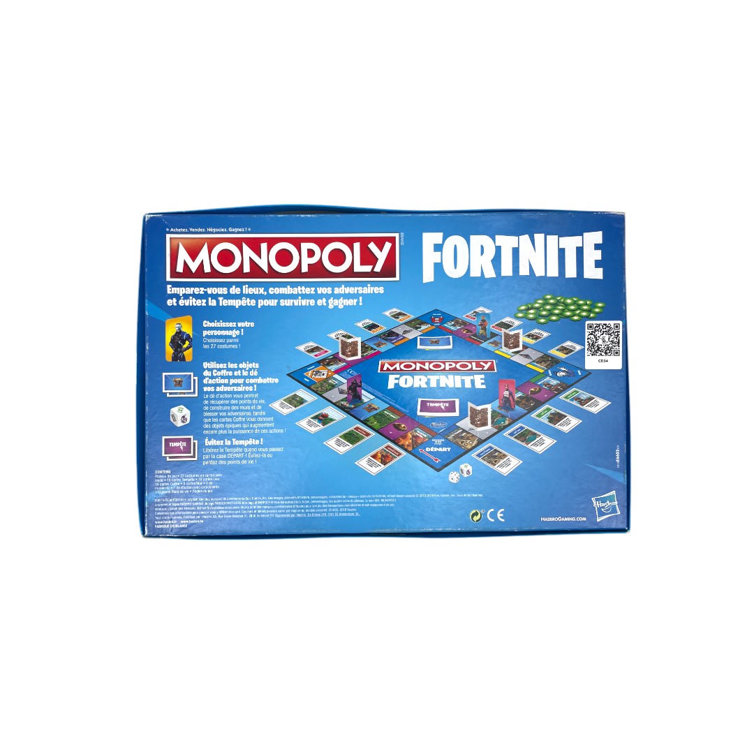 Voir photo 3 de Monopoly - Fortnite- Édition 2013 Monopoly - Fortnite- Édition 2013 Très bon état - Vue 3 -